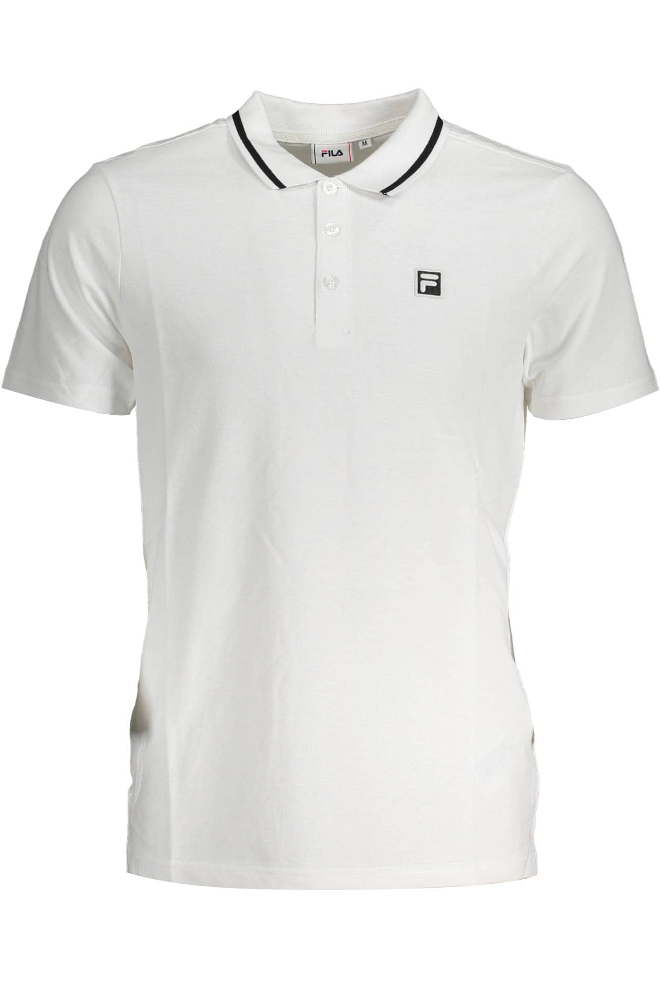 FILA HERREN WEISS KURZARM POLOSHIRT