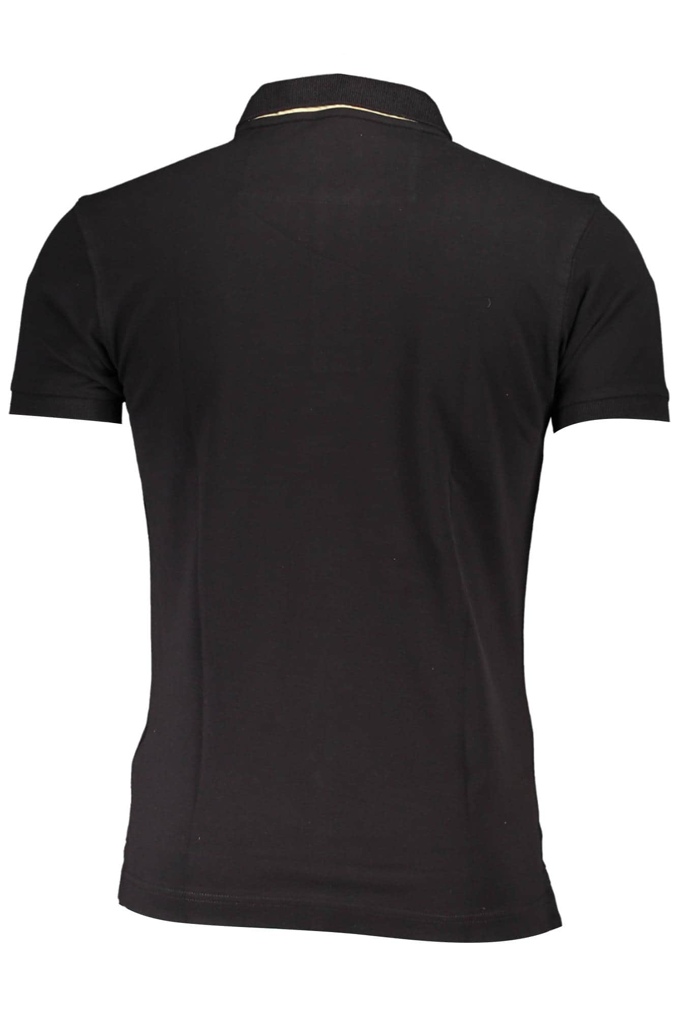 LA MARTINA HERREN SCHWARZ KURZARM POLOSHIRT