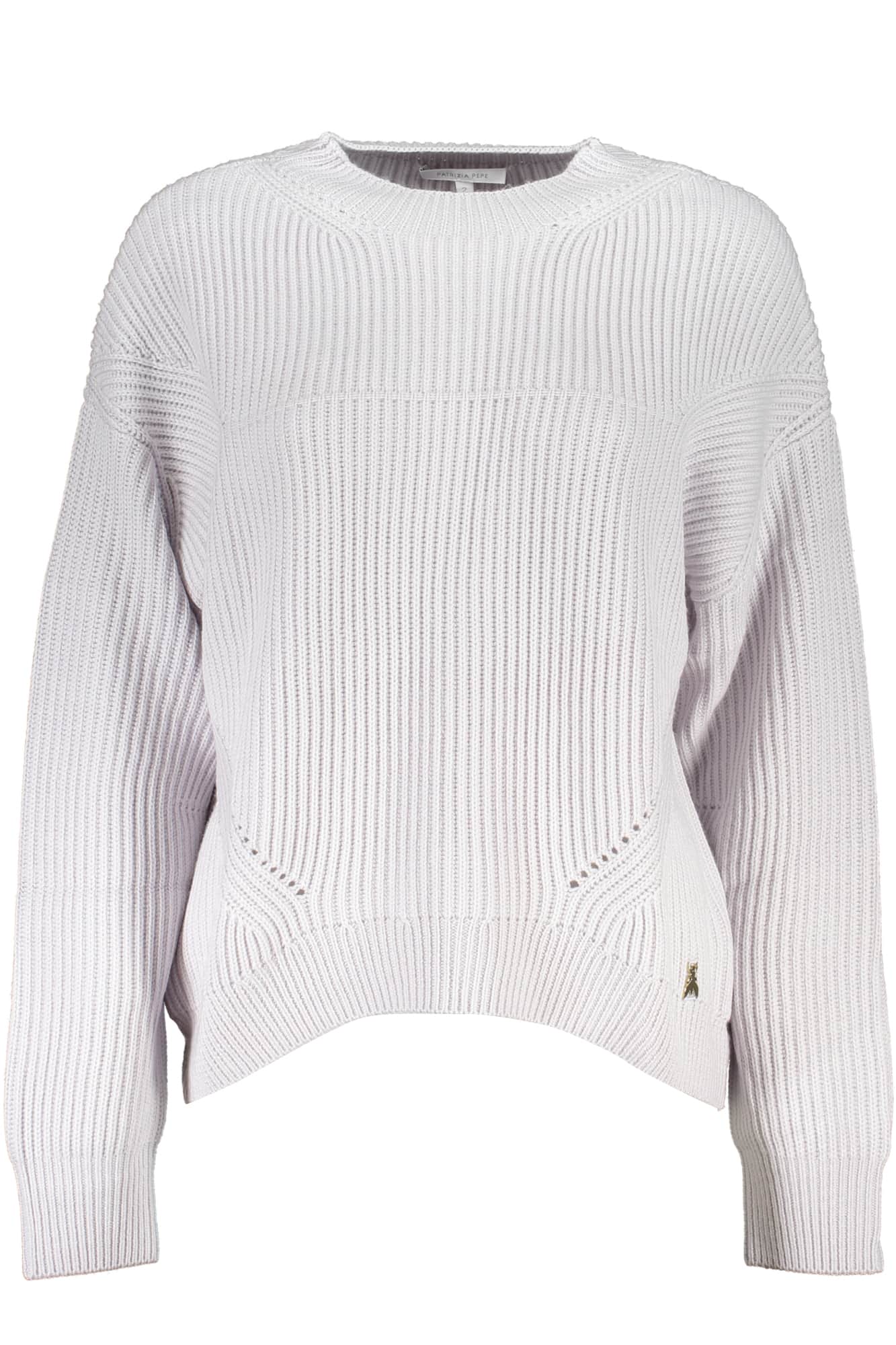 PATRIZIA PEPE DAMEN PULLOVER GRAU