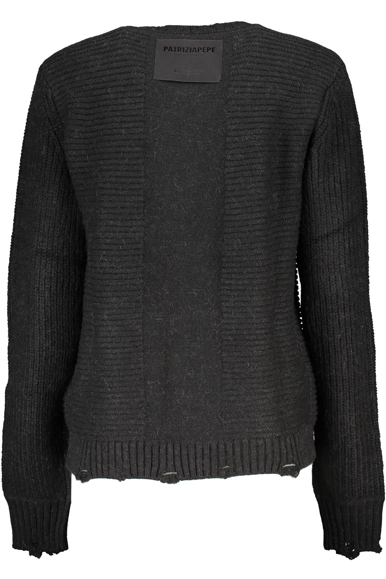 PATRIZIA PEPE DAMEN SCHWARZ PULLOVER