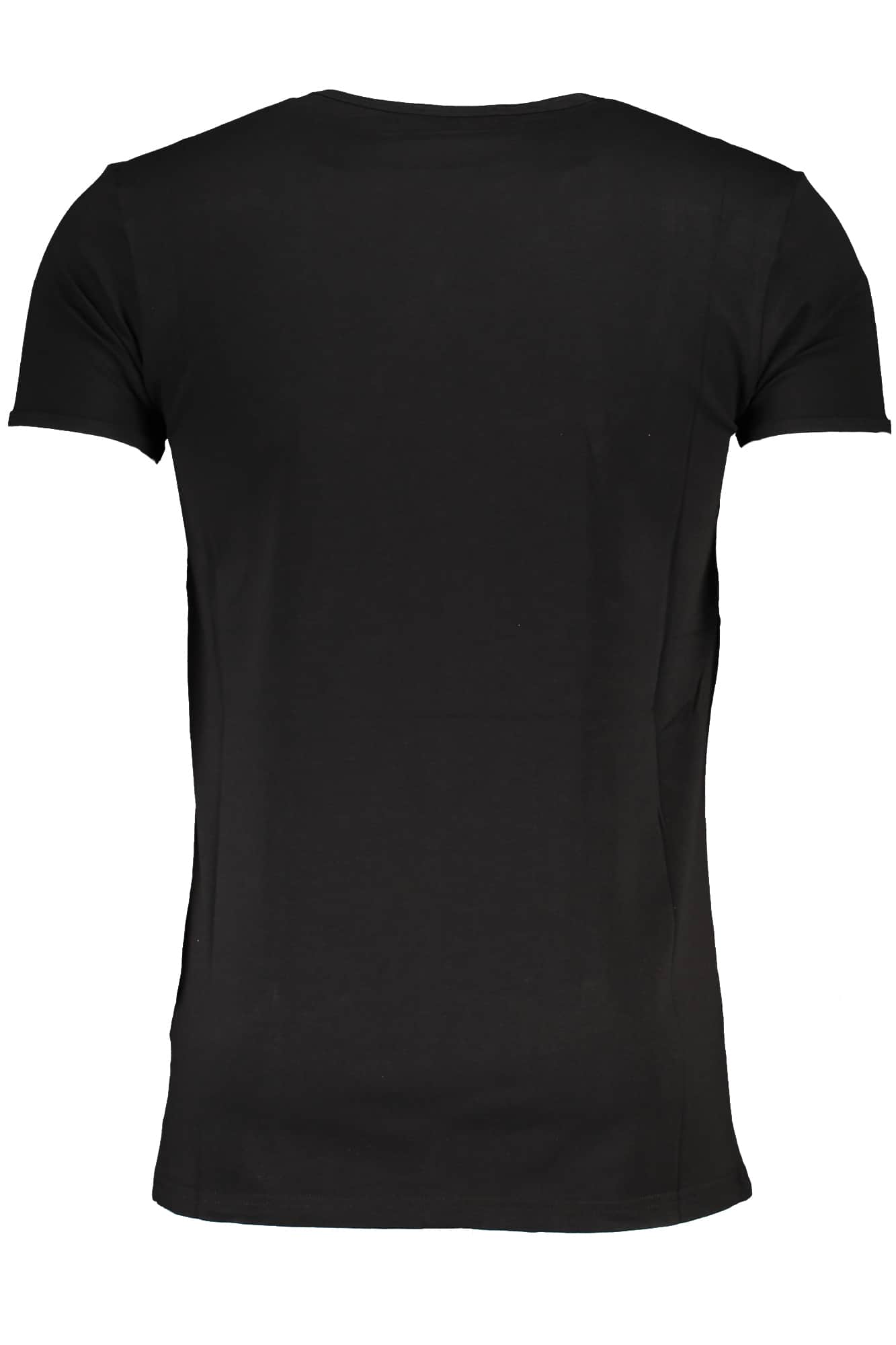 CAVALLI CLASS HERREN KURZARM T-SHIRT SCHWARZ