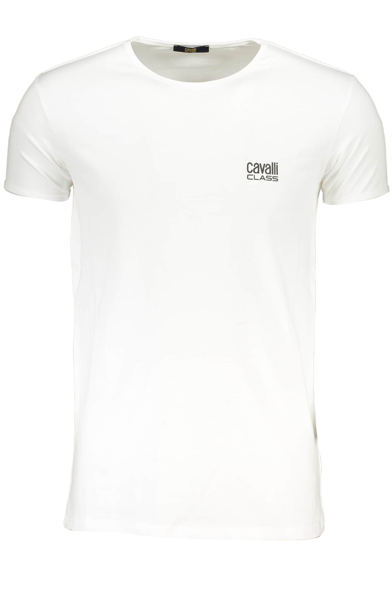 CAVALLI CLASS HERREN KURZARM T-SHIRT SCHWARZ