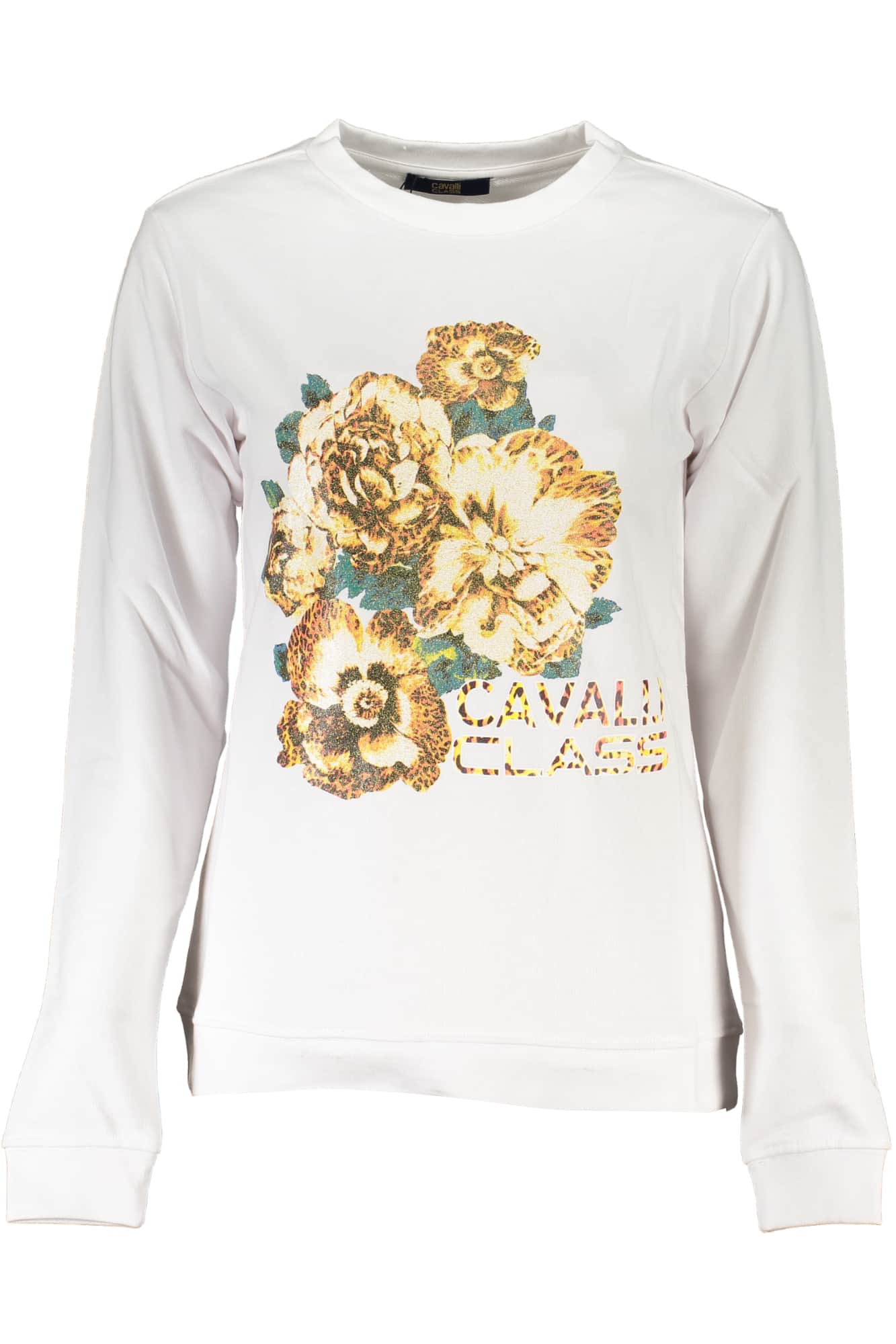 CAVALLI CLASS DAMEN OHNE REISSVERSCHLUSS SWEATSHIRT SCHWARZ