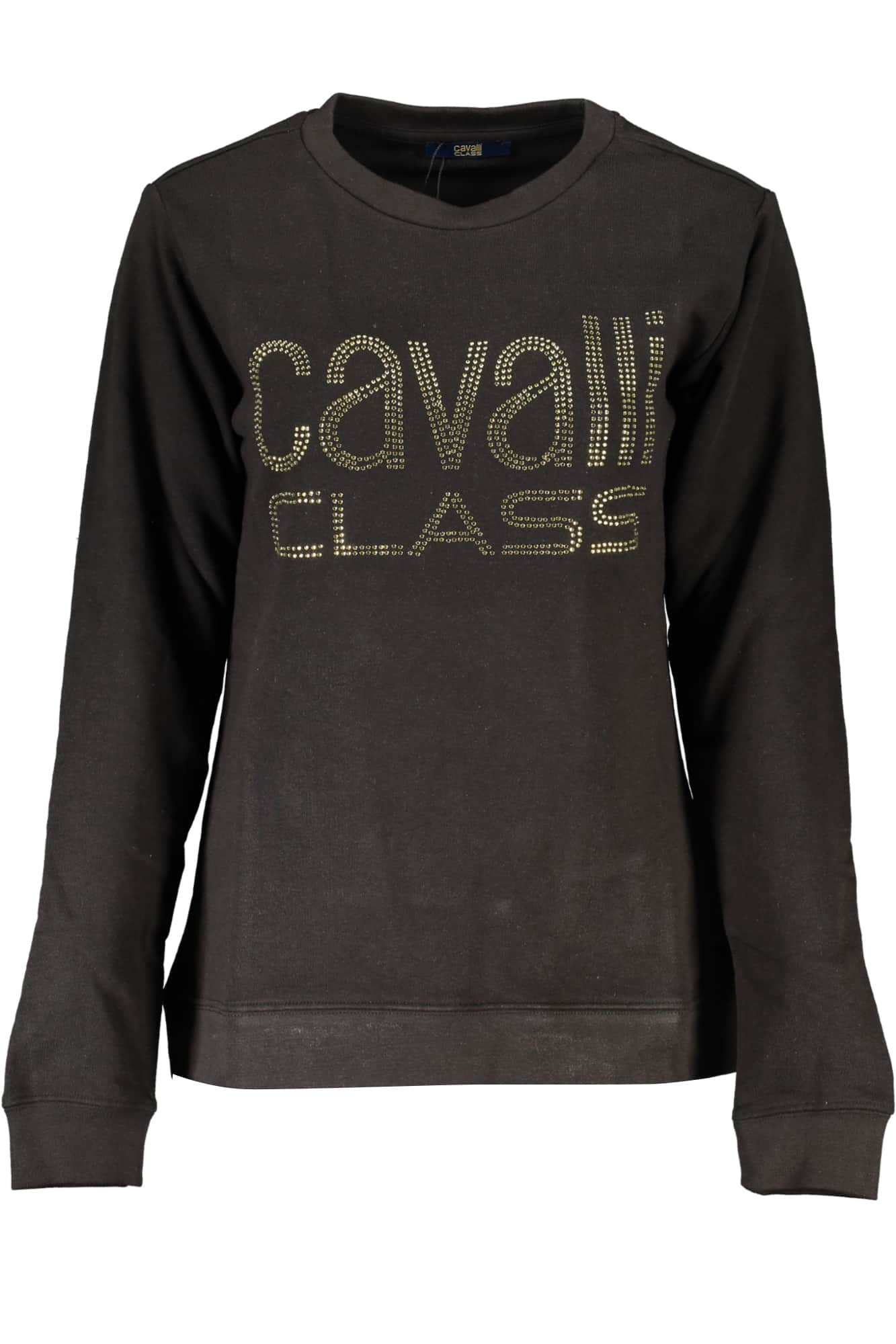 Cavalli Class damen ohne reissverschluss sweatshirt schwarz