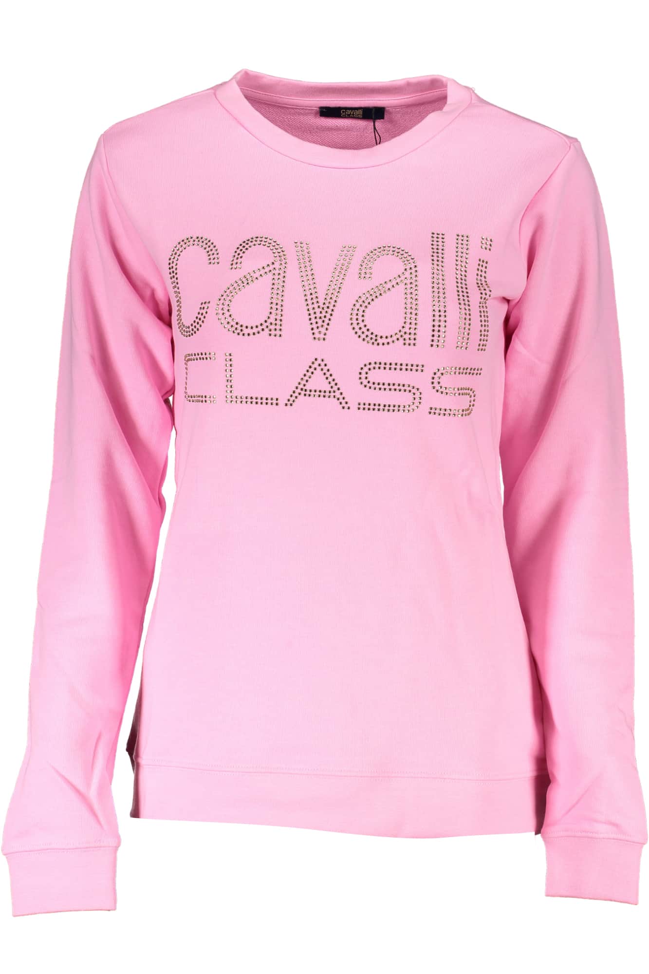 CAVALLI CLASS DAMEN ROSA SWEATSHIRT OHNE REISSVERSCHLUSS