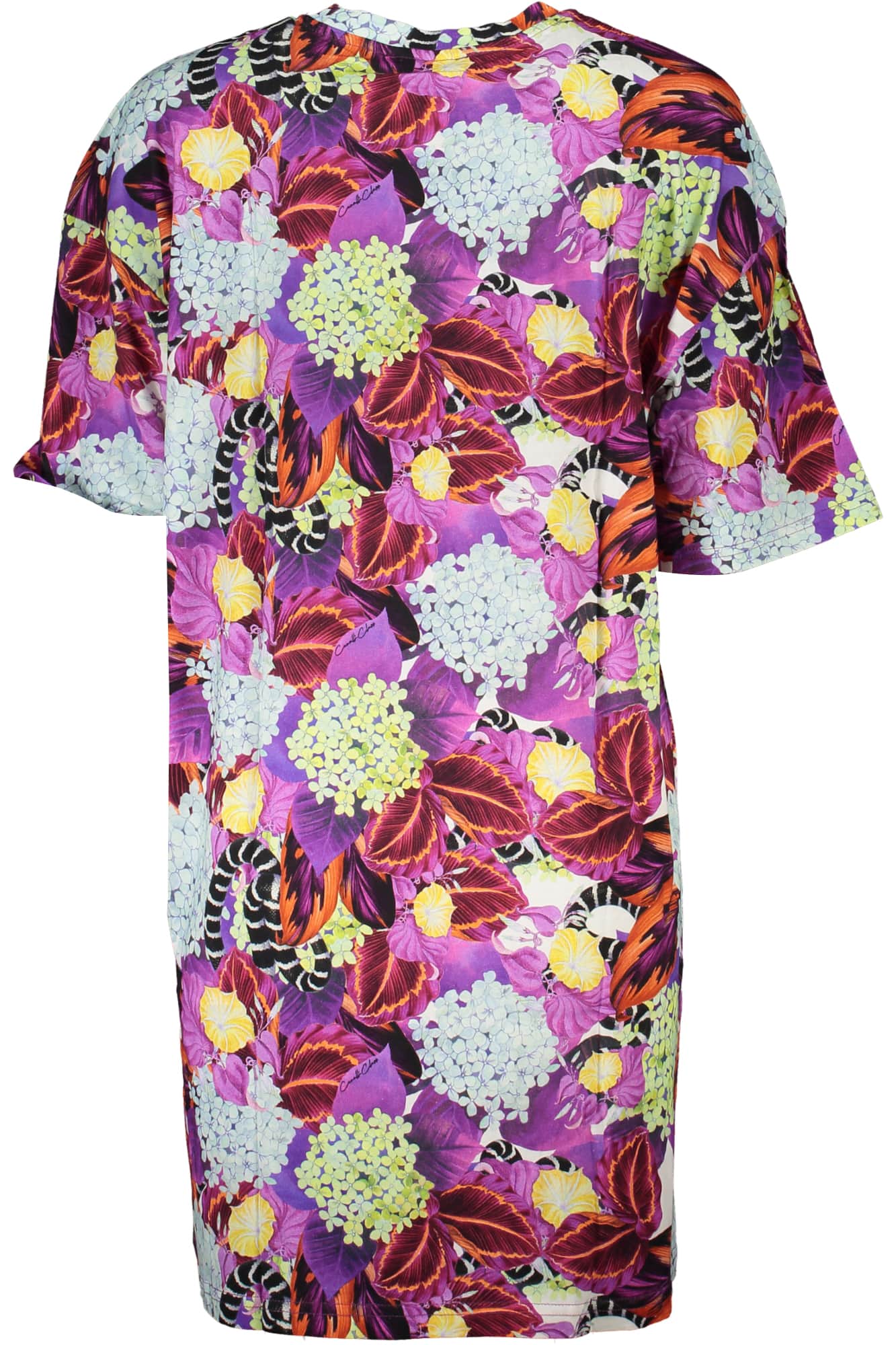 CAVALLI CLASS DAMEN KURZ KLEID LILA