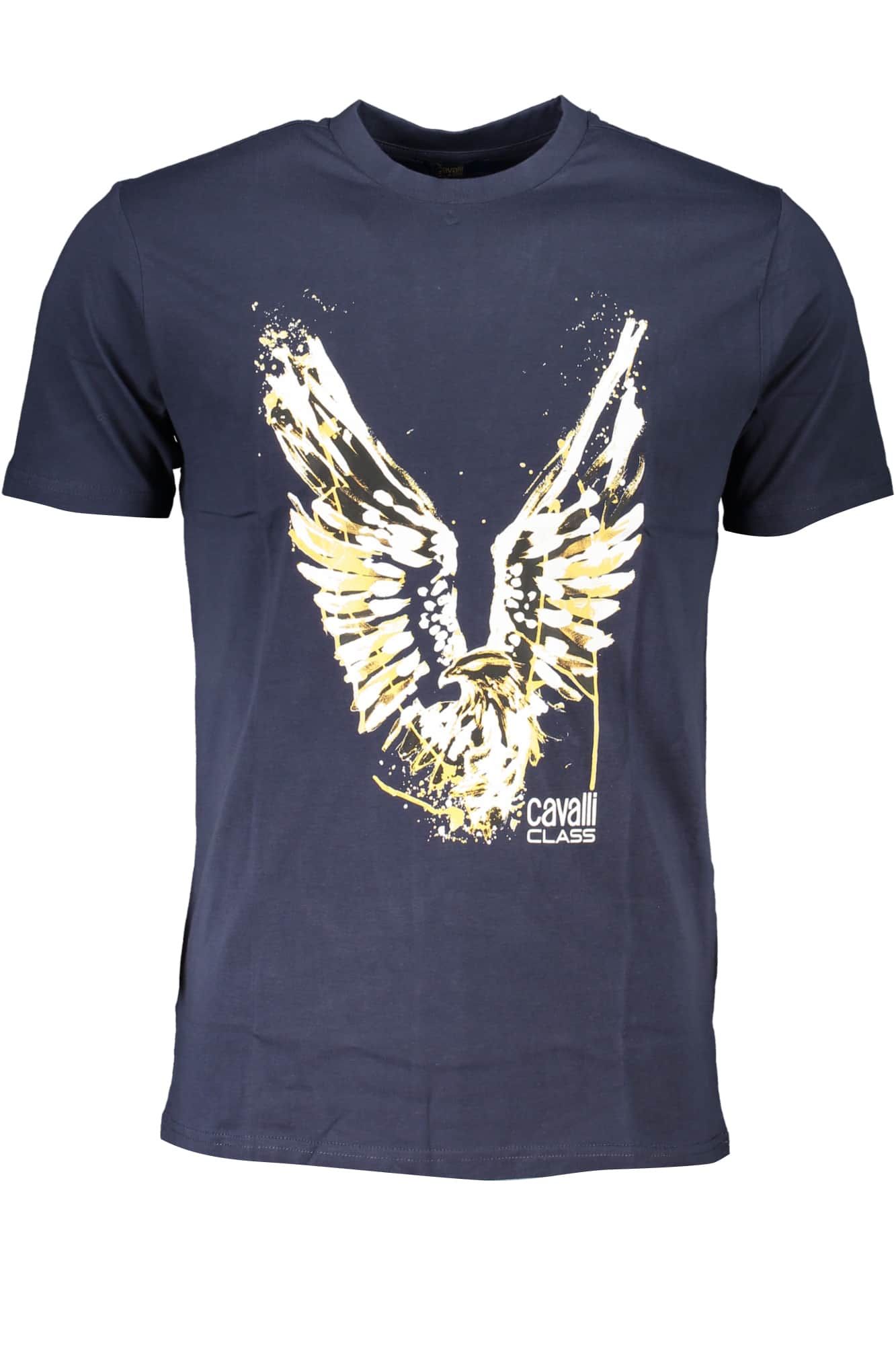 Cavalli Class herren kurzarm t-shirt blau