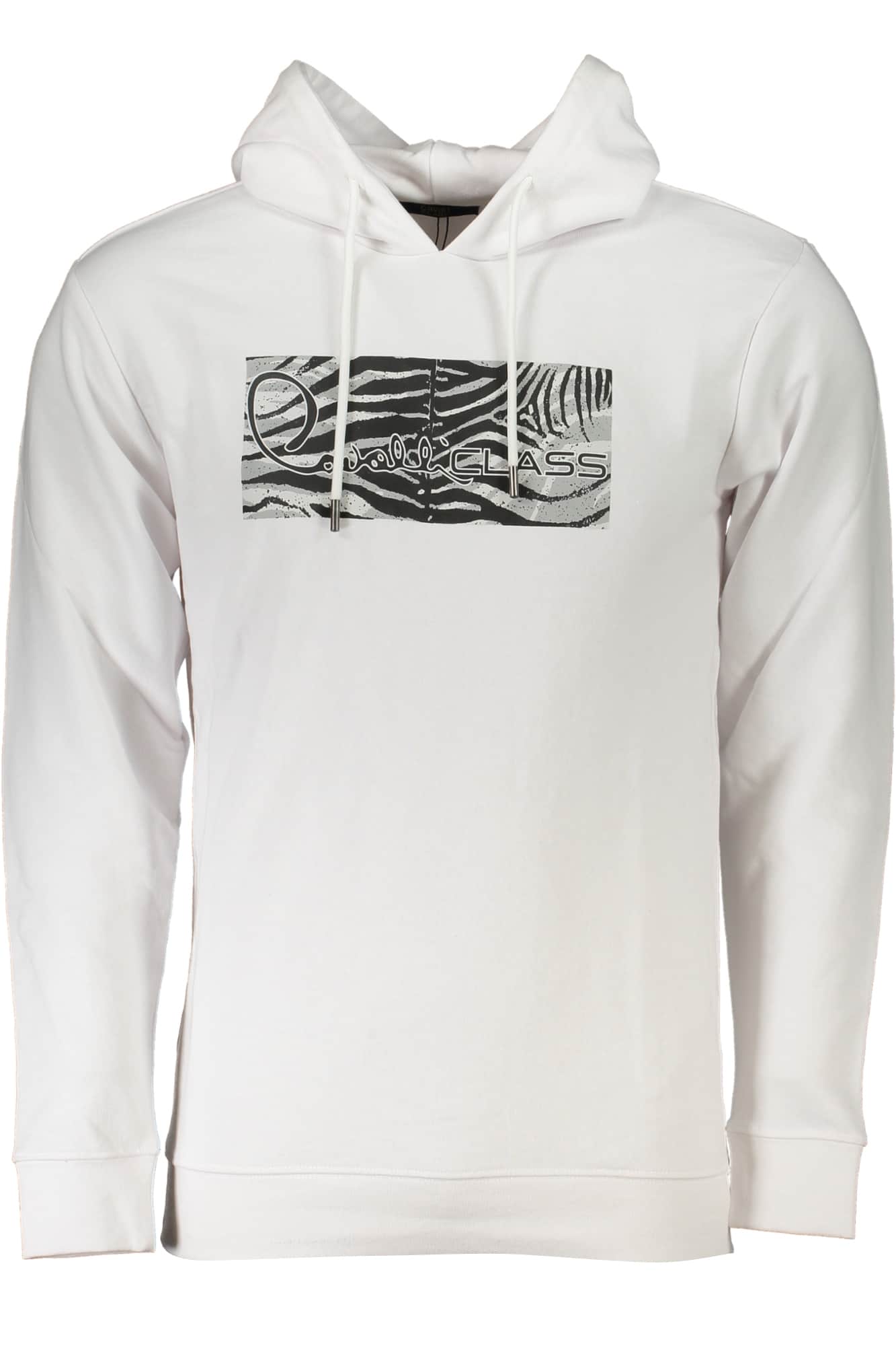 CAVALLI CLASS HERREN WEISS OHNE REISSVERSCHLUSS SWEATSHIRT