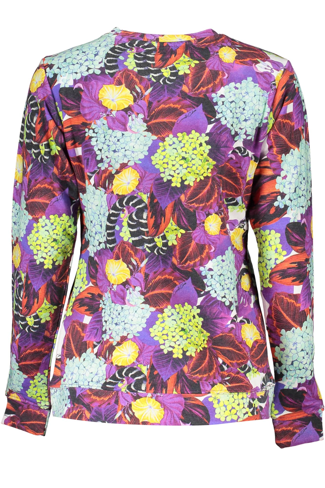 CAVALLI CLASS DAMEN SWEATSHIRT OHNE REISSVERSCHLUSS LILA