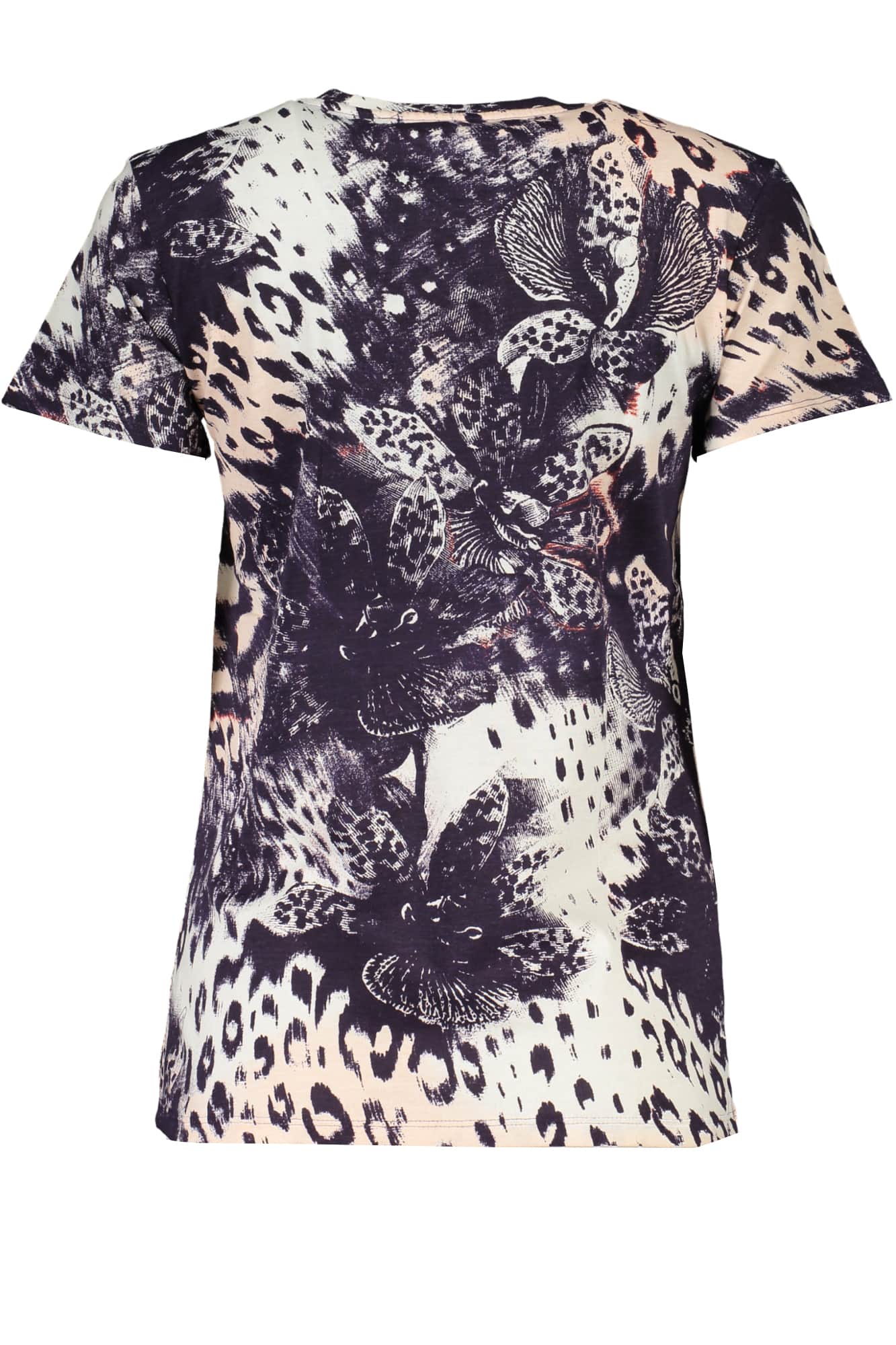 CAVALLI CLASS DAMEN KURZARM T-SHIRT ROSA