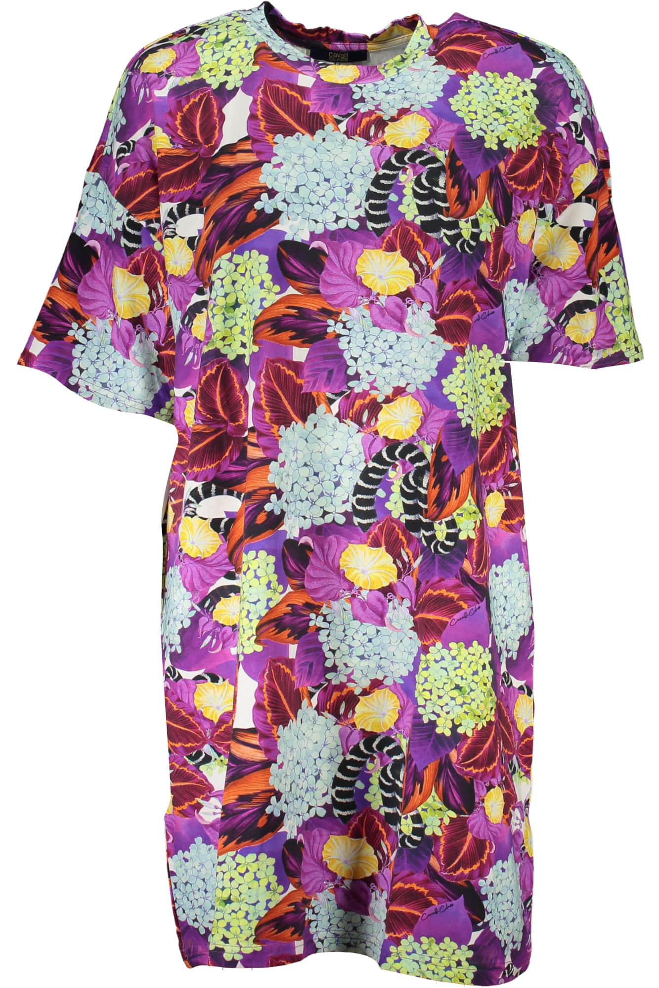 CAVALLI CLASS DAMEN KURZ KLEID LILA