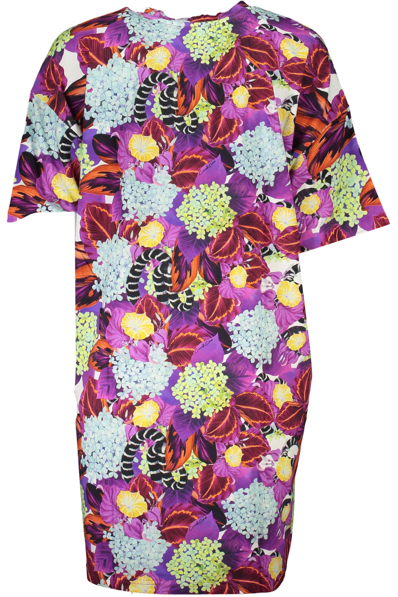 CAVALLI CLASS DAMEN KURZ KLEID LILA