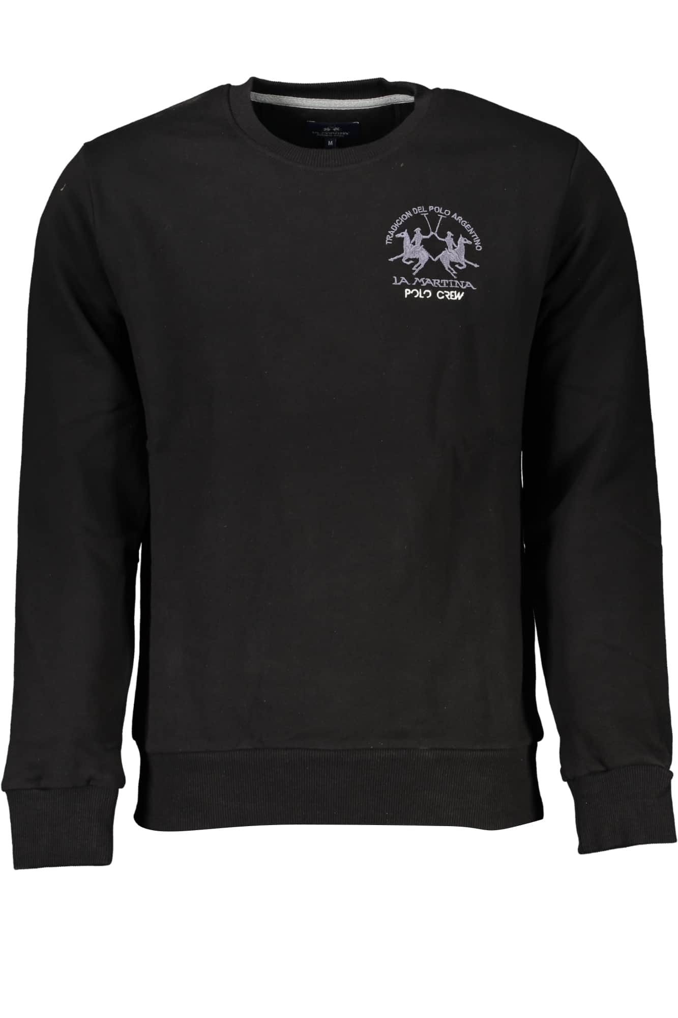 LA MARTINA SCHWARZ HERREN OHNE REISSVERSCHLUSS SWEATSHIRT