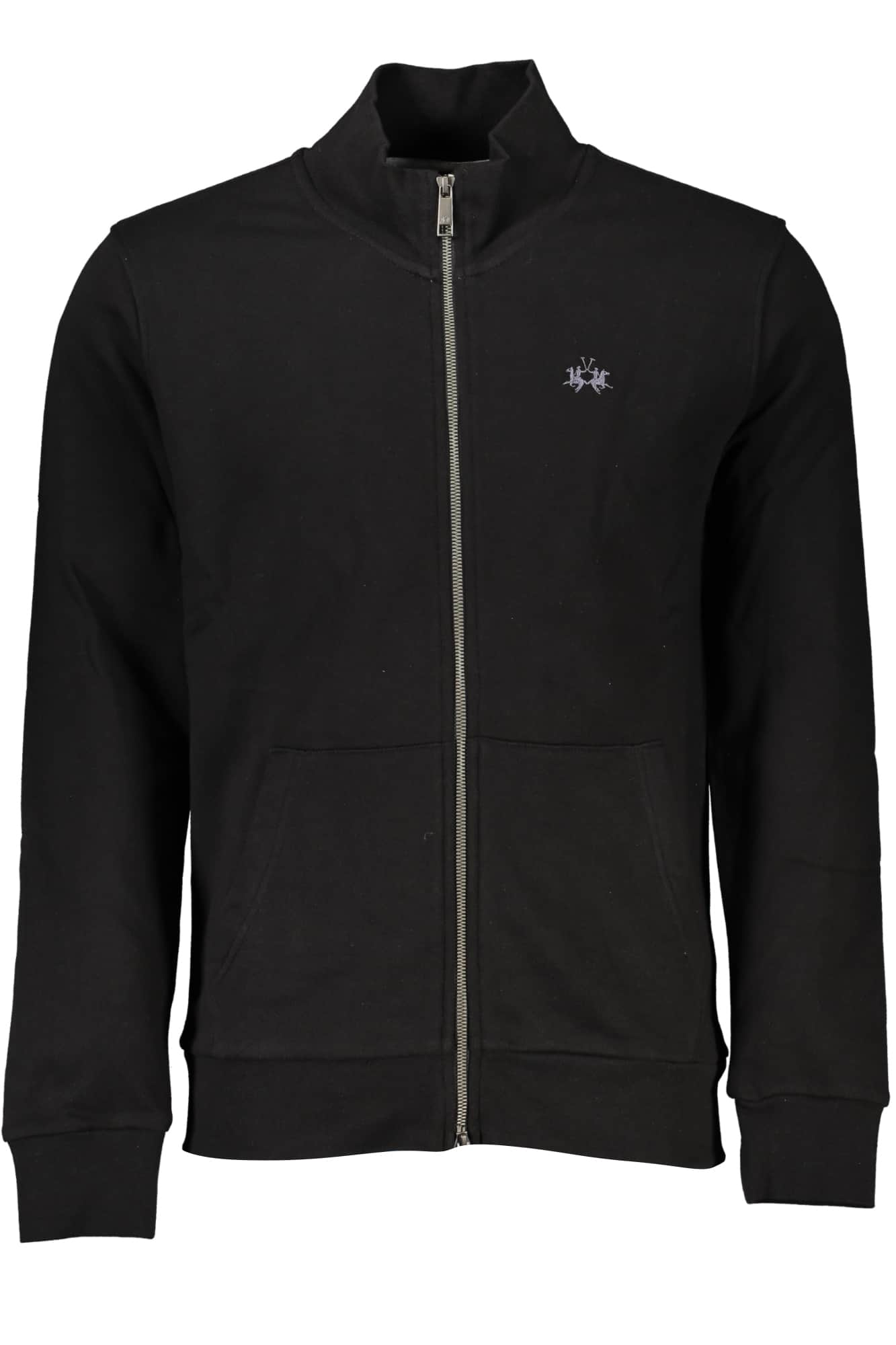 LA MARTINA HERREN WEISS SWEATSHIRT MIT REISSVERSCHLUSS