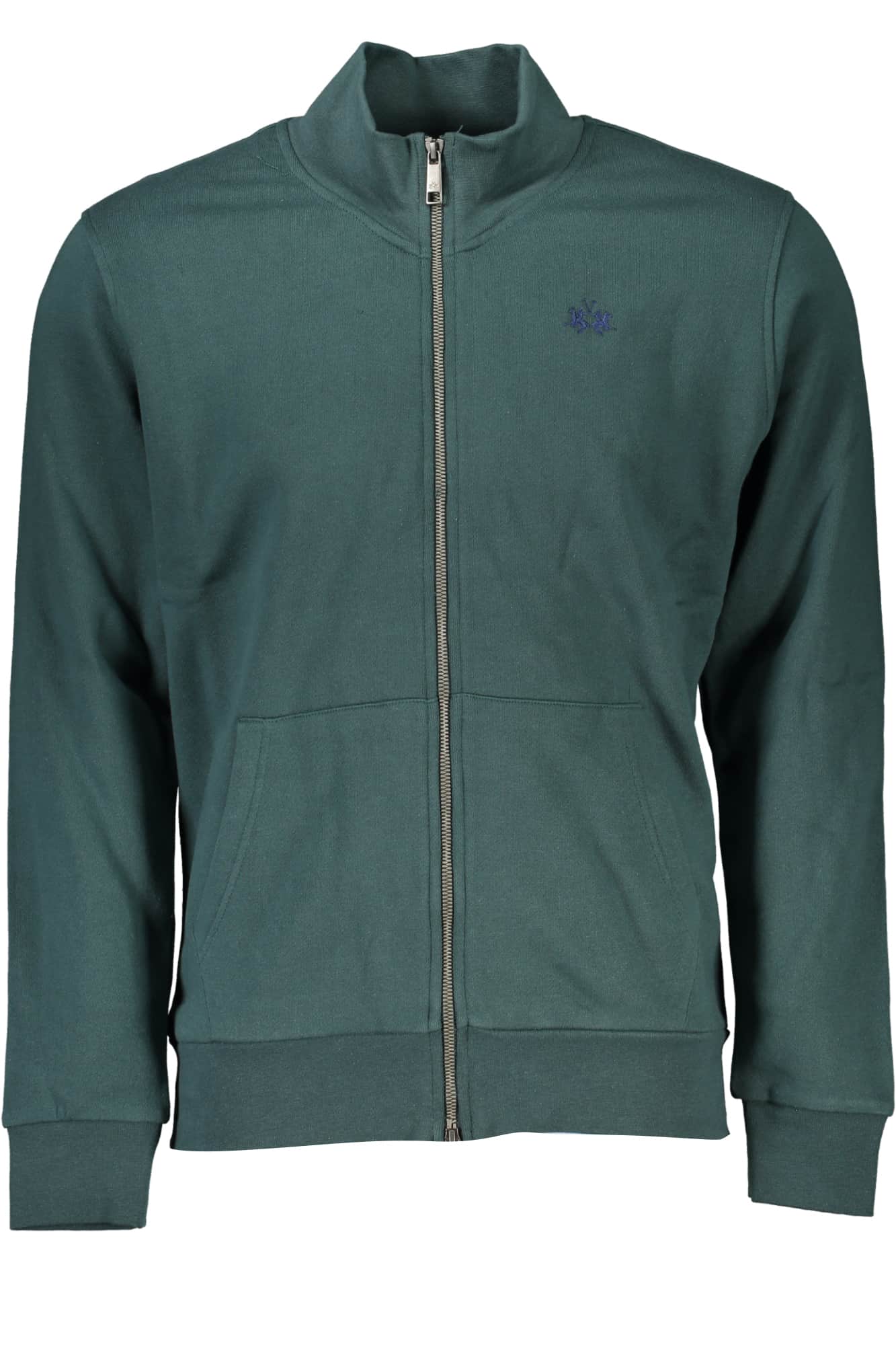 LA MARTINA HERREN WEISS SWEATSHIRT MIT REISSVERSCHLUSS