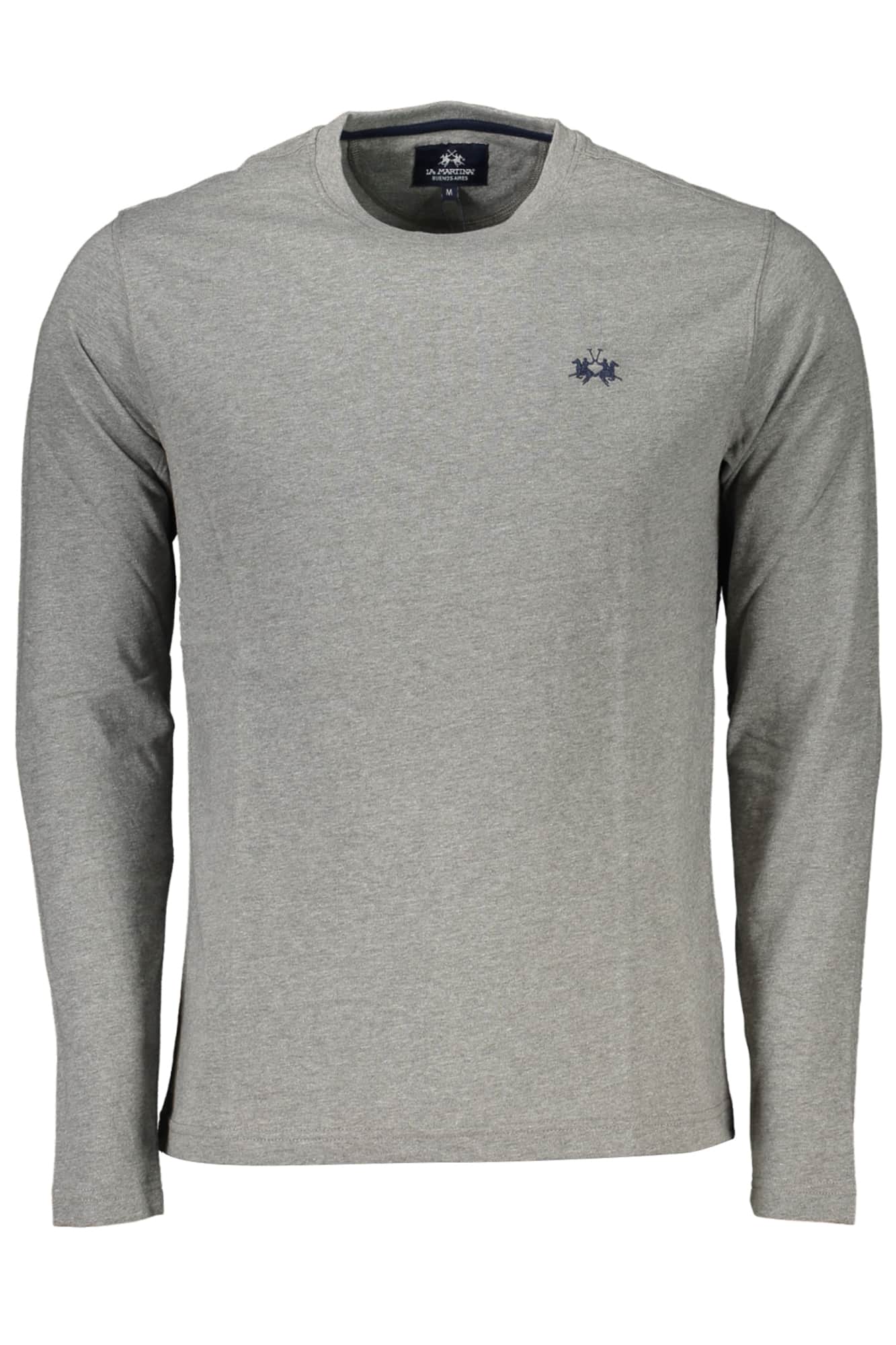 LA MARTINA HERREN LANGARM T-SHIRT GRAU