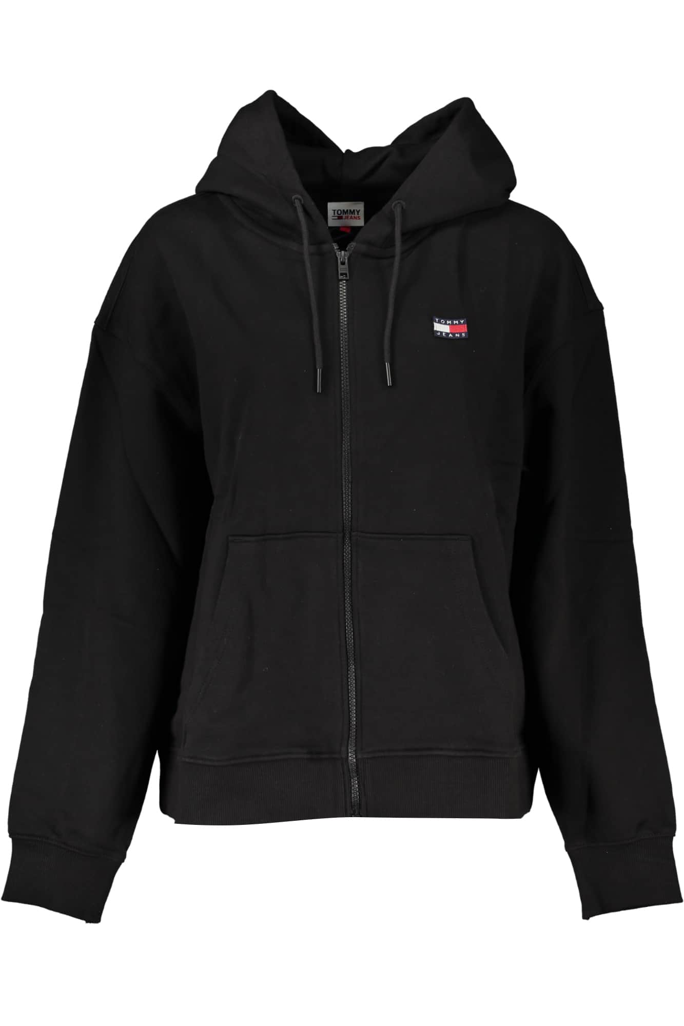 TOMMY HILFIGER DAMEN SCHWARZ SWEATSHIRT MIT REISSVERSCHLUSS