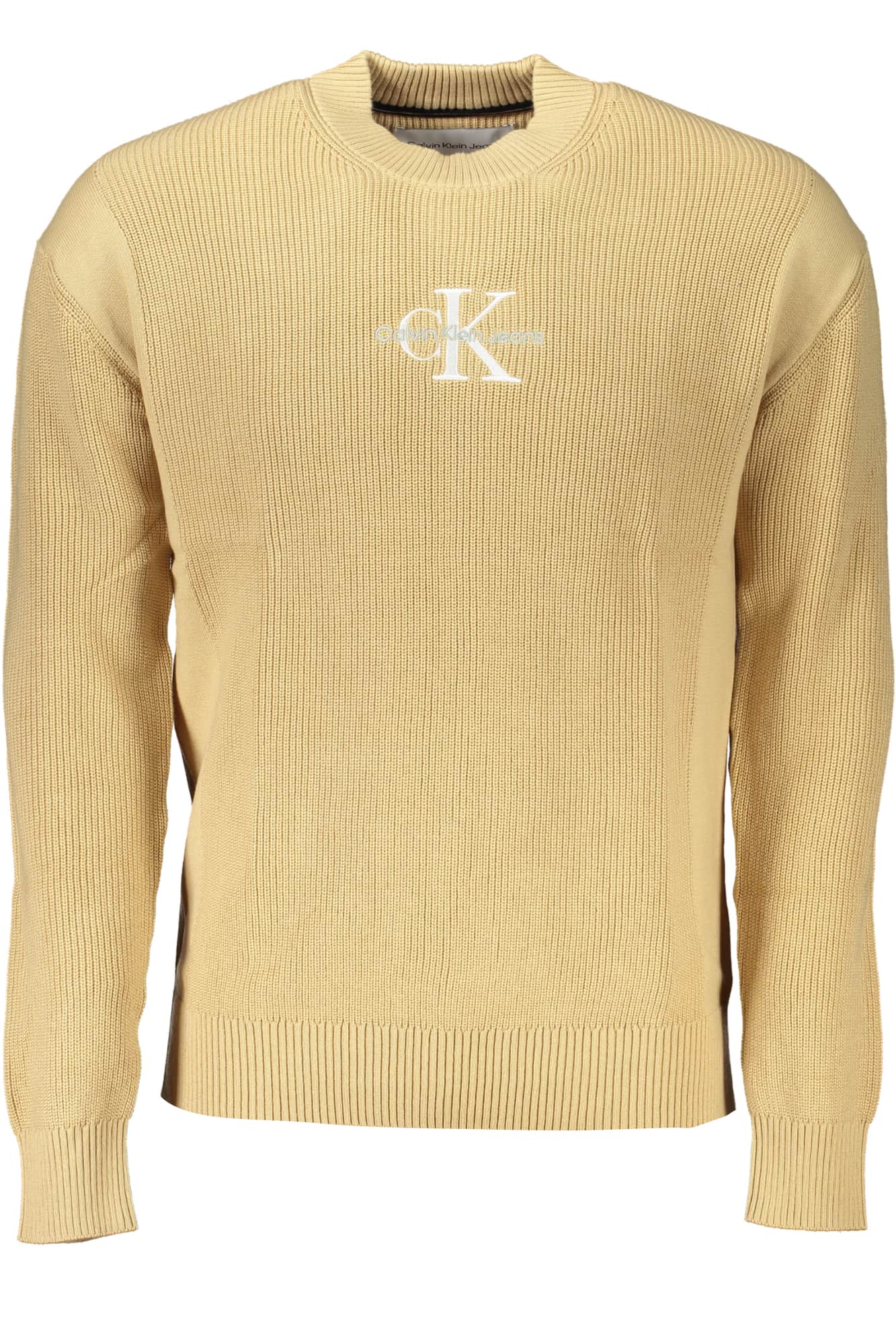 CALVIN KLEIN HERREN BEIGE PULLOVER