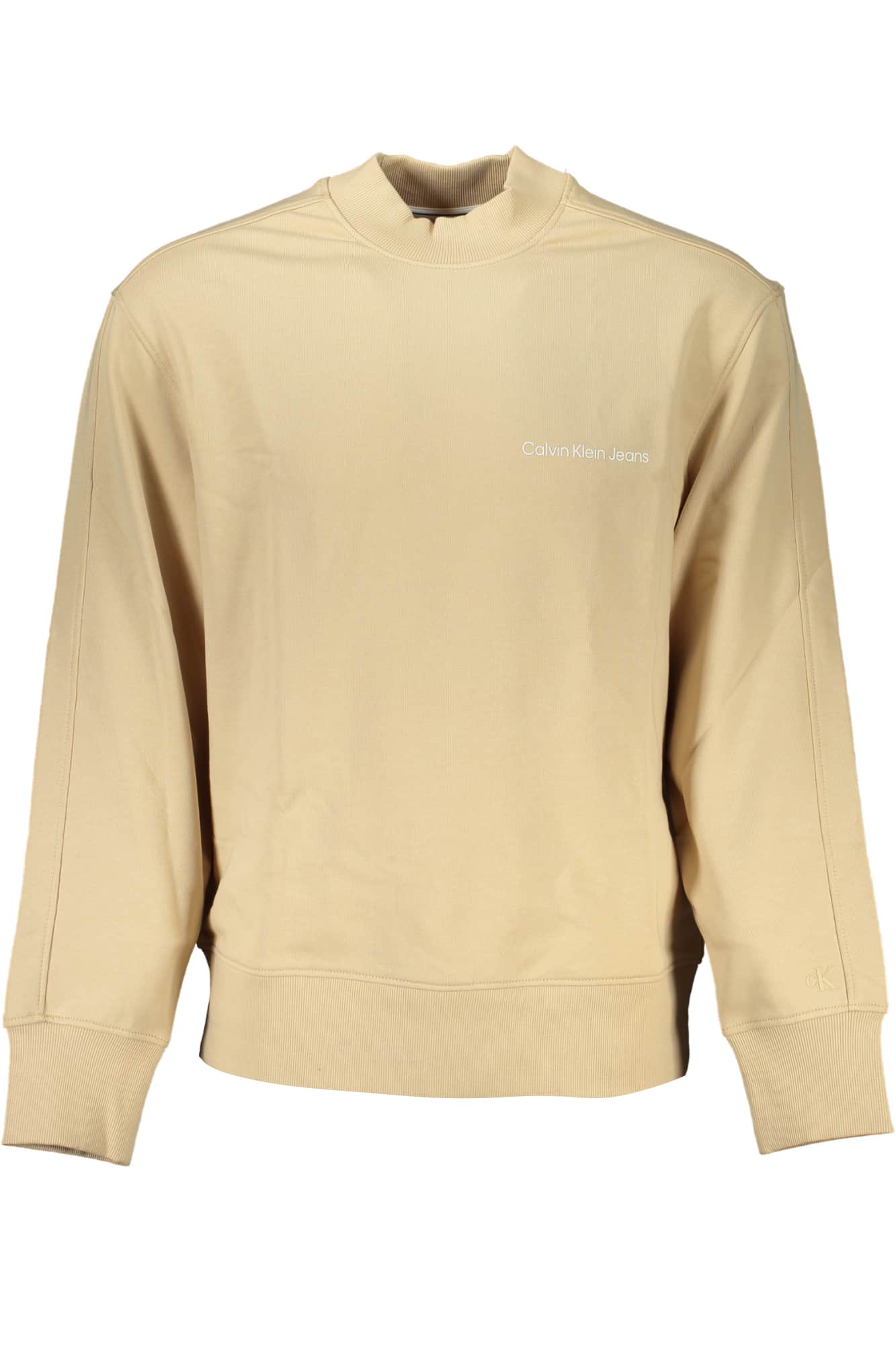 CALVIN KLEIN HERREN BEIGE OHNE REISSVERSCHLUSS SWEATSHIRT