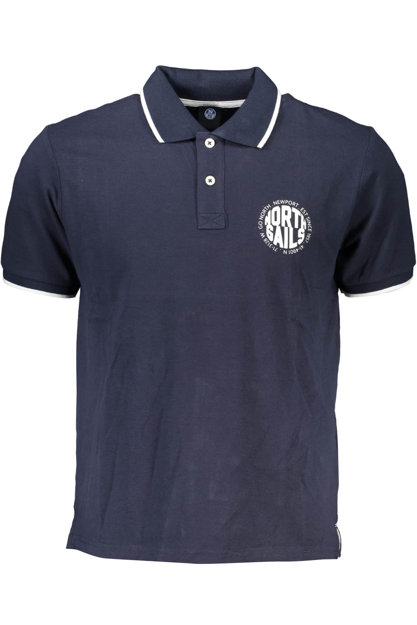 NORTH SAILS HERREN KURZARM POLOSHIRT BLAU