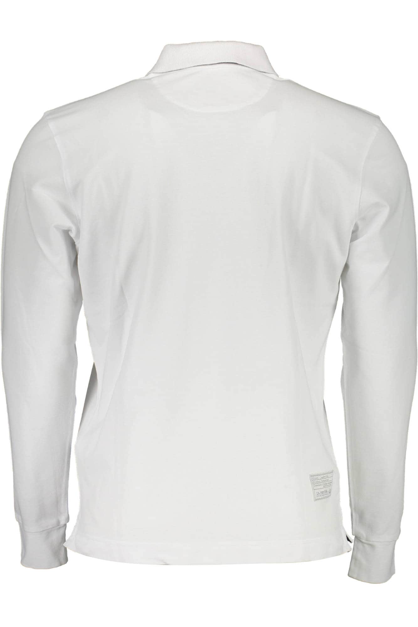 LA MARTINA HERREN WEISS LANGARM POLOSHIRT