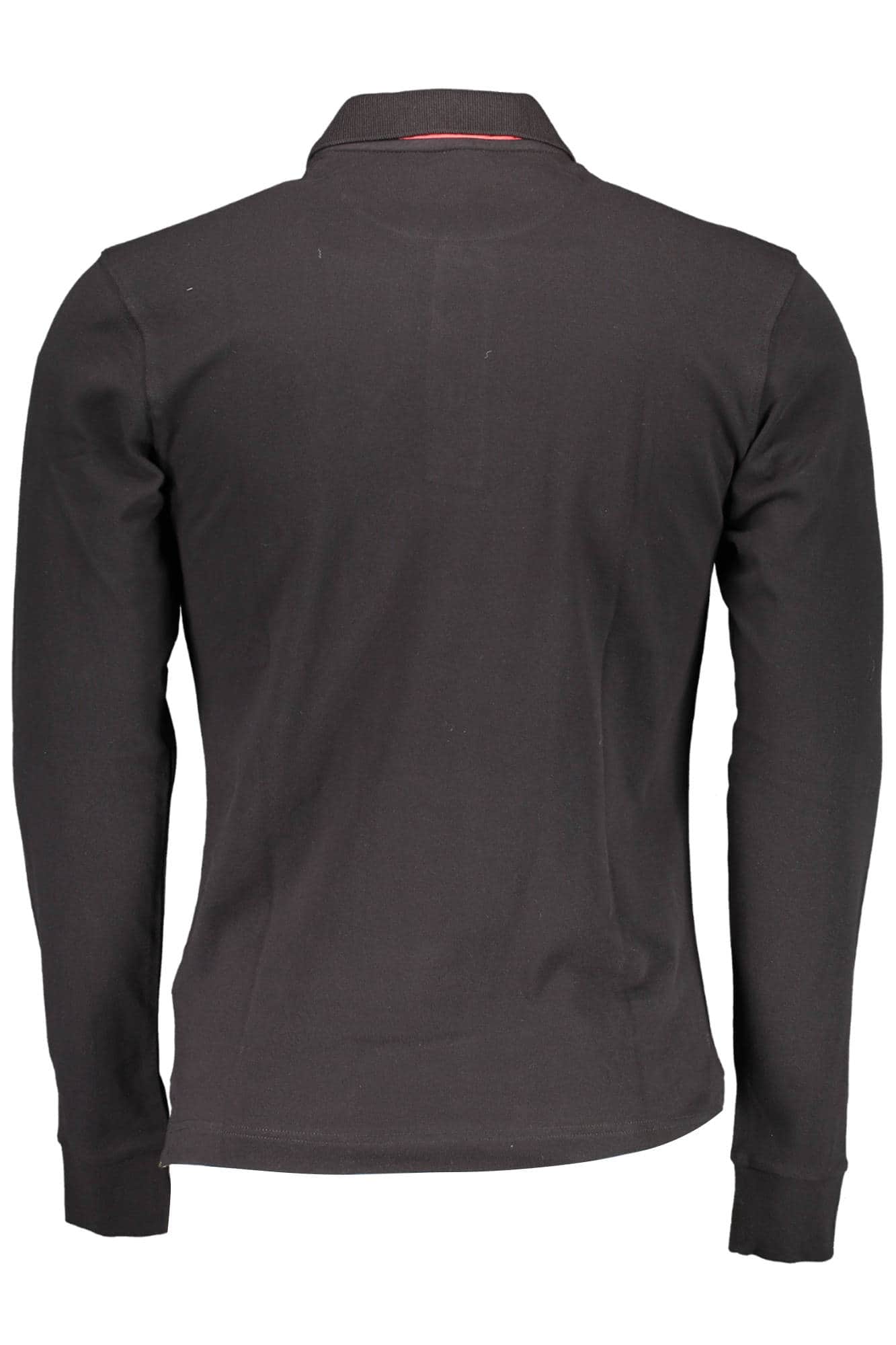 LA MARTINA HERREN SCHWARZ LANGARM POLOSHIRT