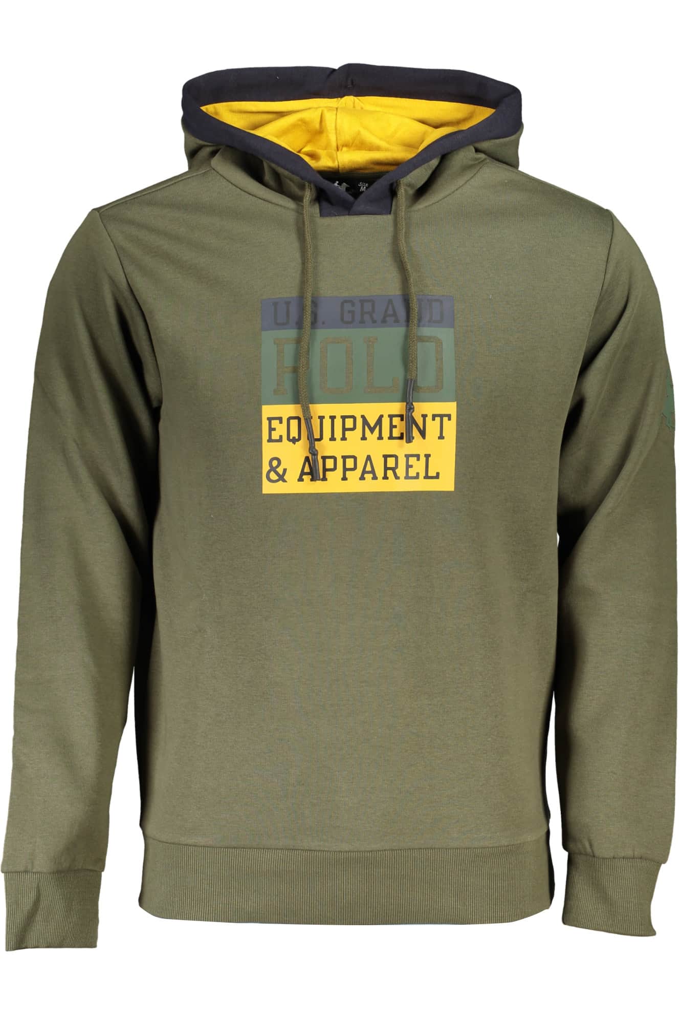 US GRAND HERREN MIT REISSVERSCHLUSS SWEATSHIRT GRÜN