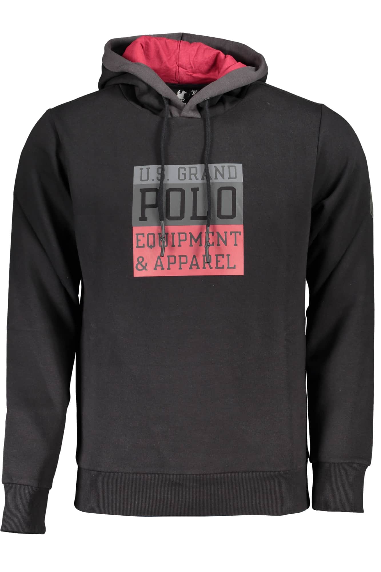 US GRAND HERREN SCHWARZ MIT REISSVERSCHLUSS SWEATSHIRT