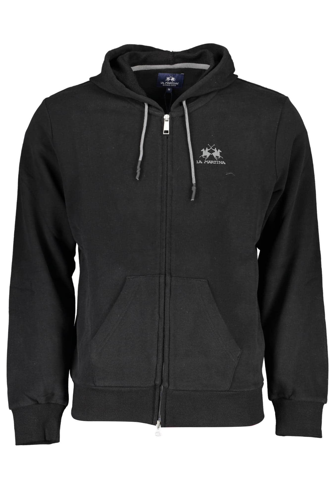 LA MARTINA HERREN SCHWARZ SWEATSHIRT MIT REISSVERSCHLUSS