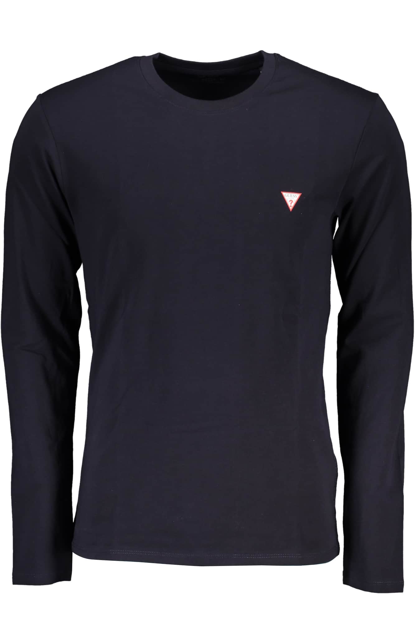 GUESS JEANS HERREN LANGARM T-SHIRT WEISS