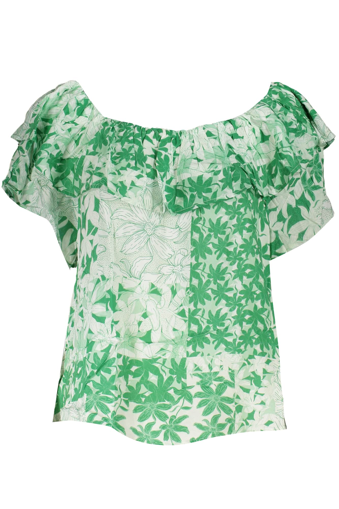 DESIGUAL GRÜN DAMEN KURZARM T-SHIRT