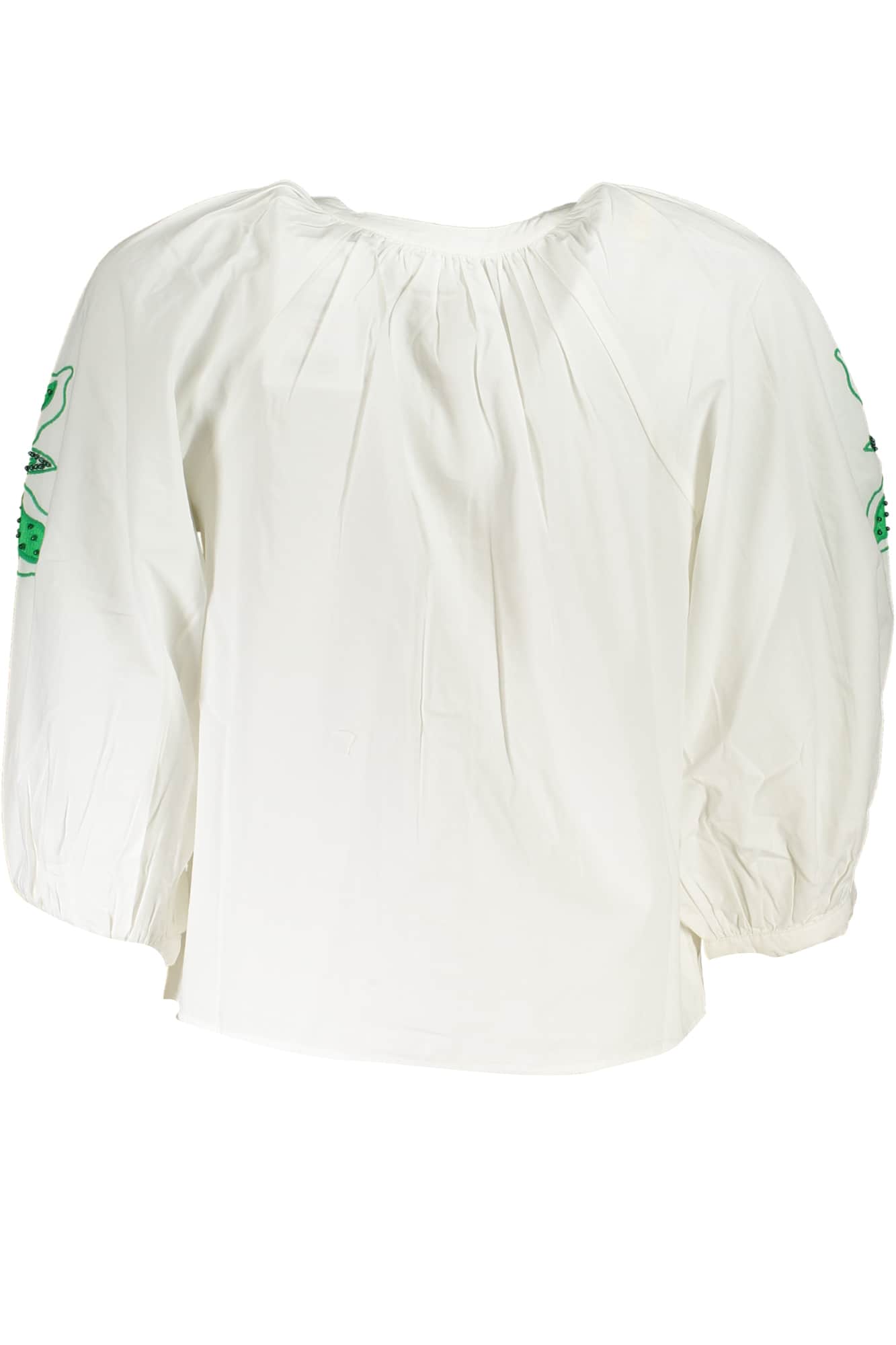 DESIGUAL DAMEN LANGARM SHIRT WEISS