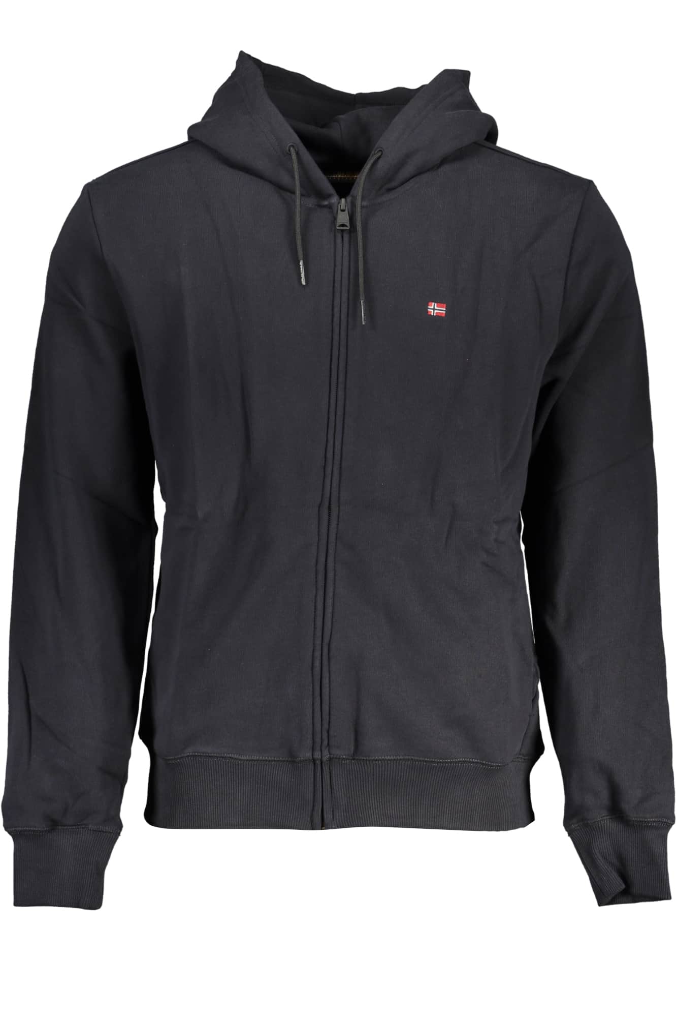NAPAPIJRI HERREN WEISS SWEATSHIRT MIT REISSVERSCHLUSS