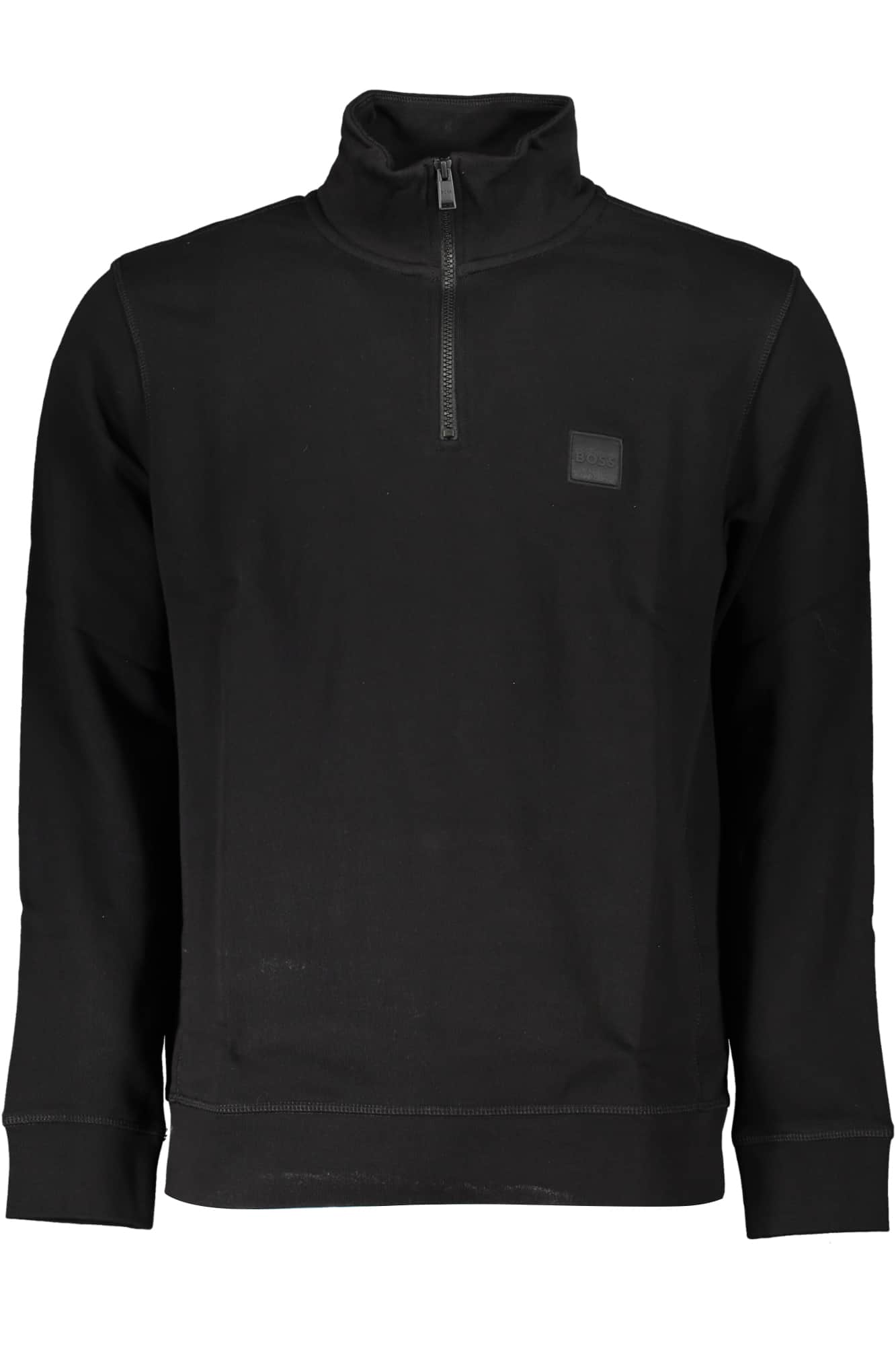 Hugo Boss herren schwarz sweatshirt mit reissverschluss