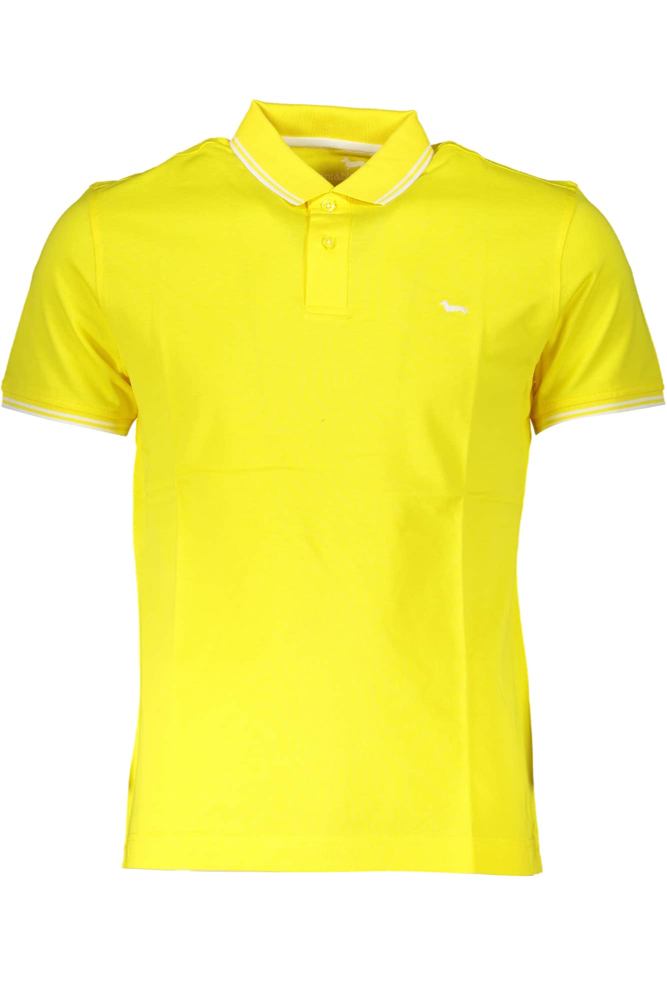 HARMONT & BLAINE HERREN BLAU KURZARM POLOSHIRT