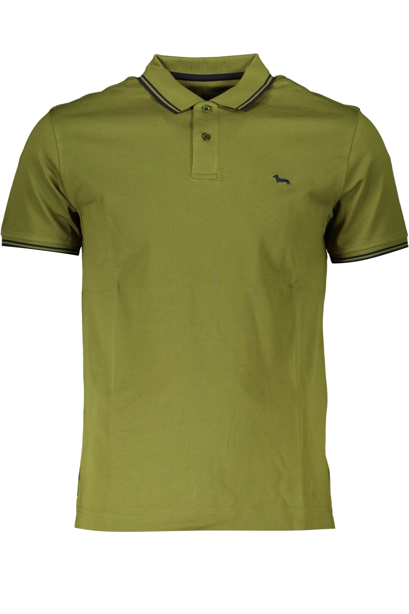HARMONT & BLAINE HERREN BLAU KURZARM POLOSHIRT