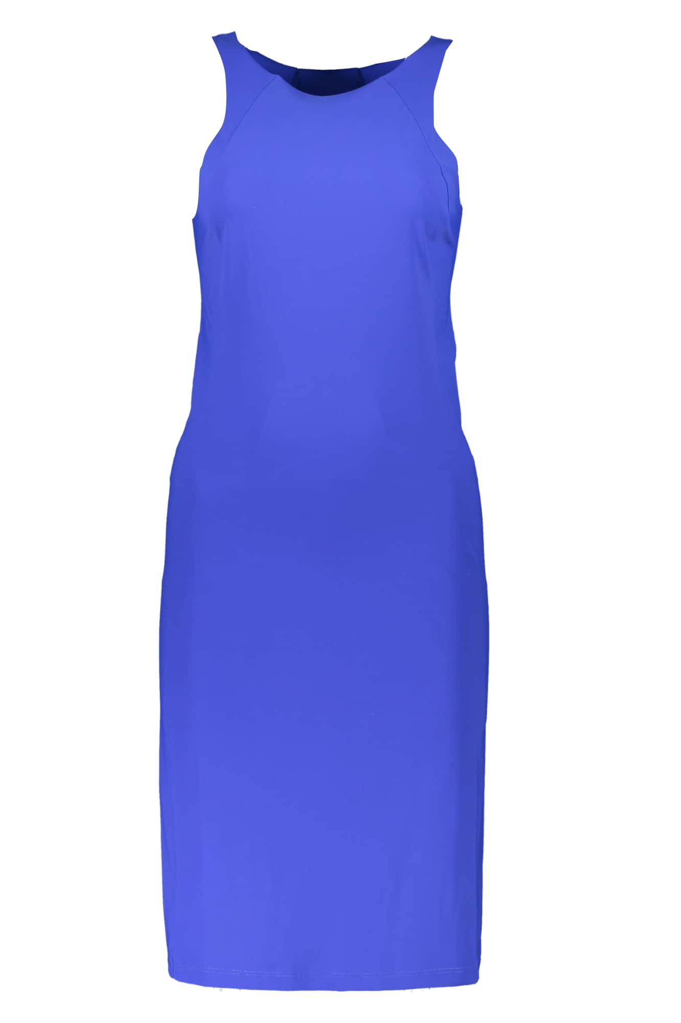PATRIZIA PEPE DAMEN LANG KLEID BLAU