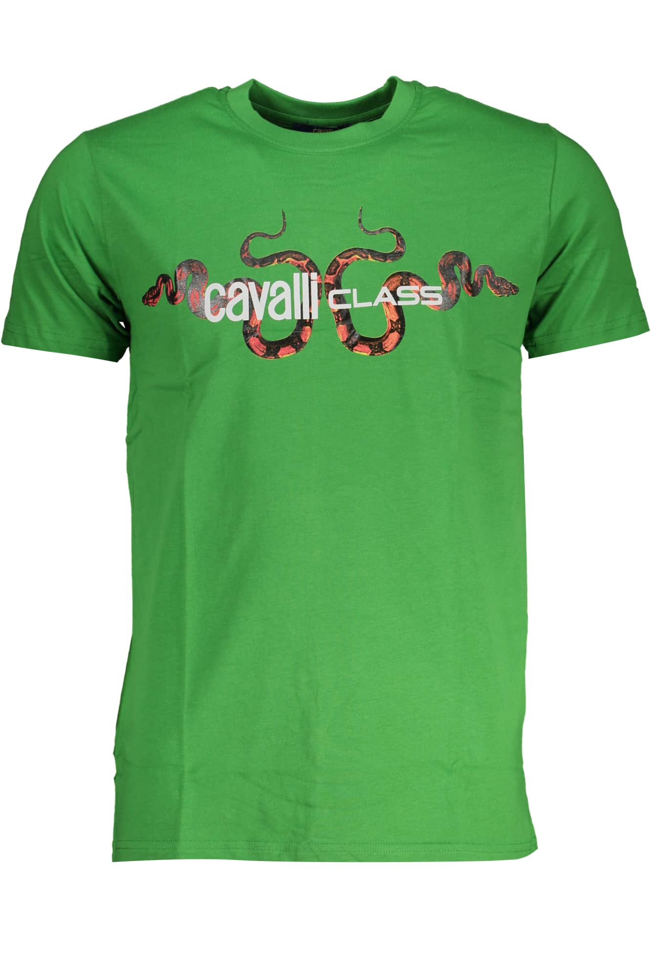 CAVALLI CLASS GRÜN HERREN KURZARM T-SHIRT