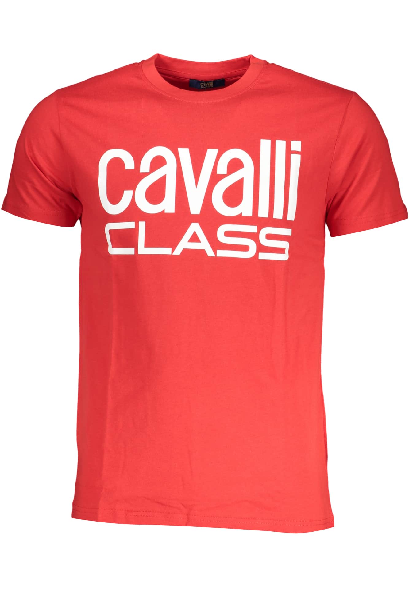 CAVALLI CLASS HERREN KURZARM T-SHIRT WEISS