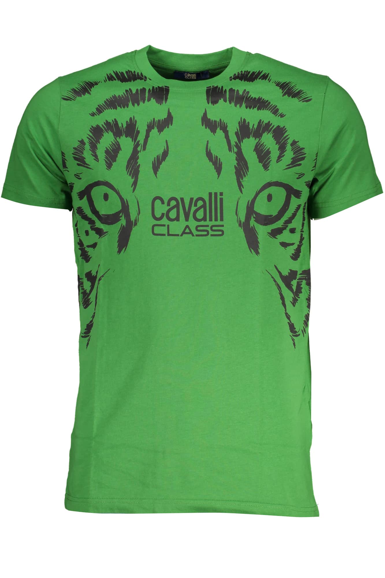 CAVALLI CLASS HERREN KURZARM T-SHIRT BLAU