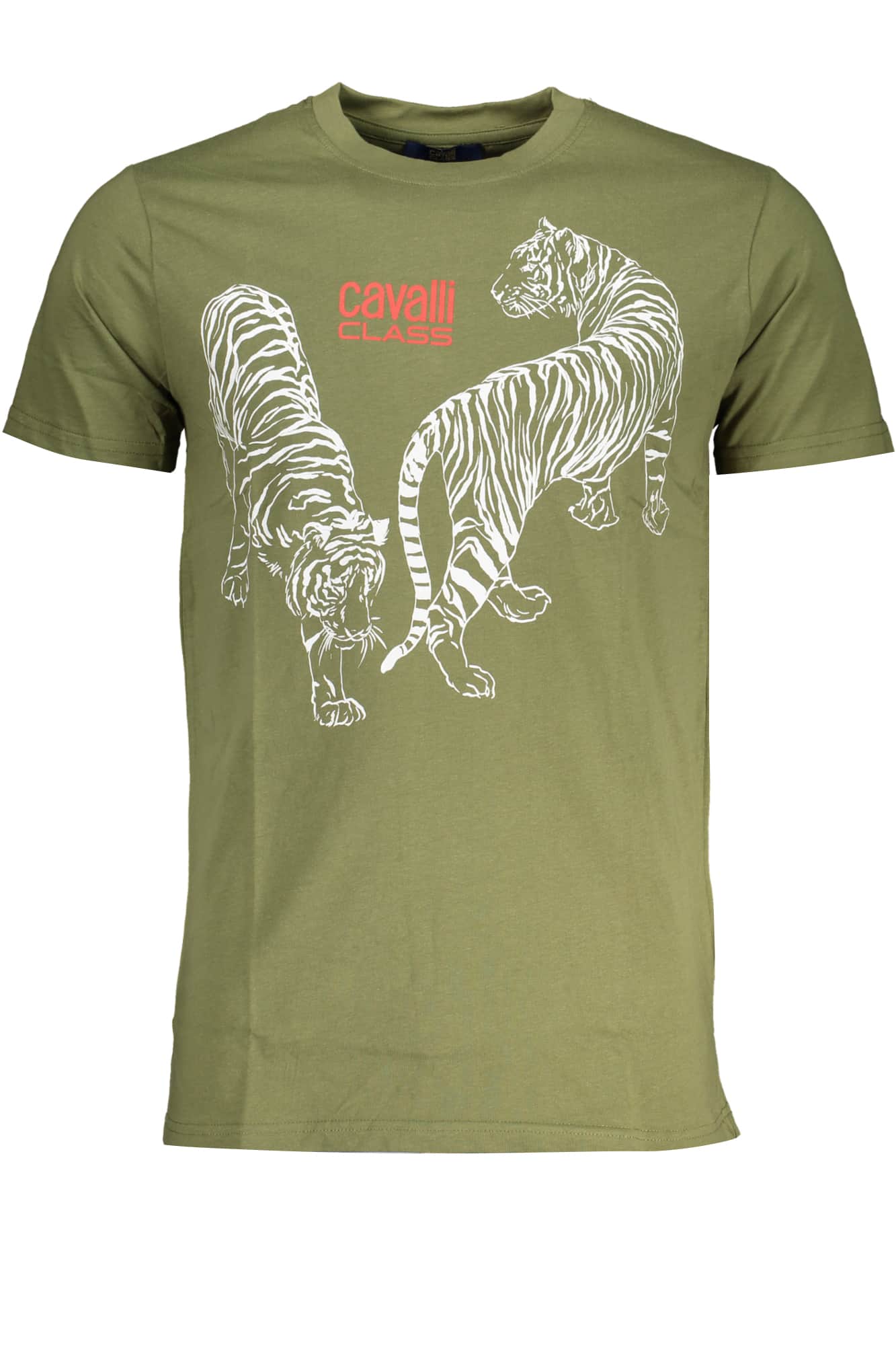 CAVALLI CLASS GRÜN HERREN KURZARM T-SHIRT