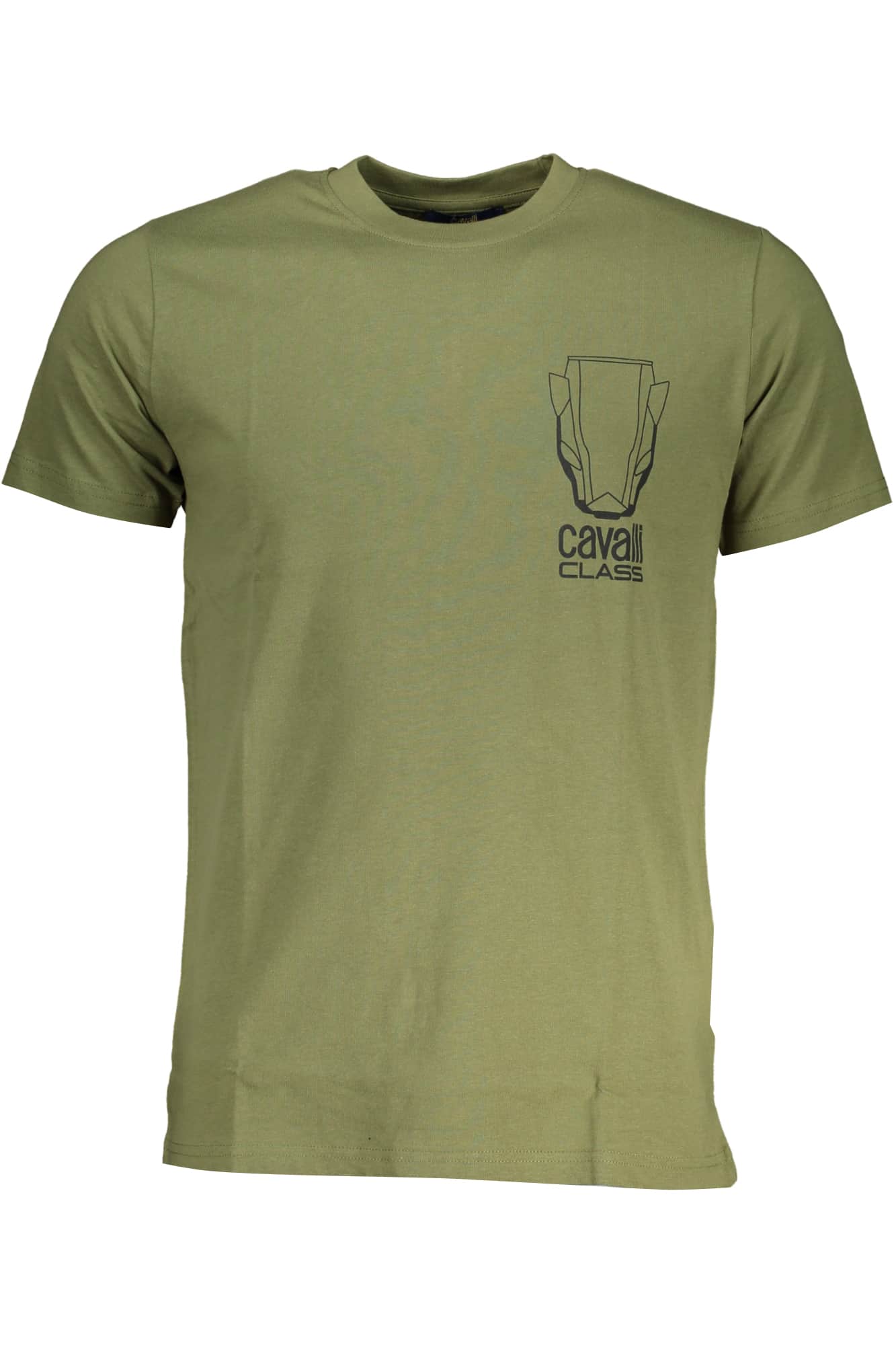 CAVALLI CLASS HERREN KURZARM T-SHIRT SCHWARZ