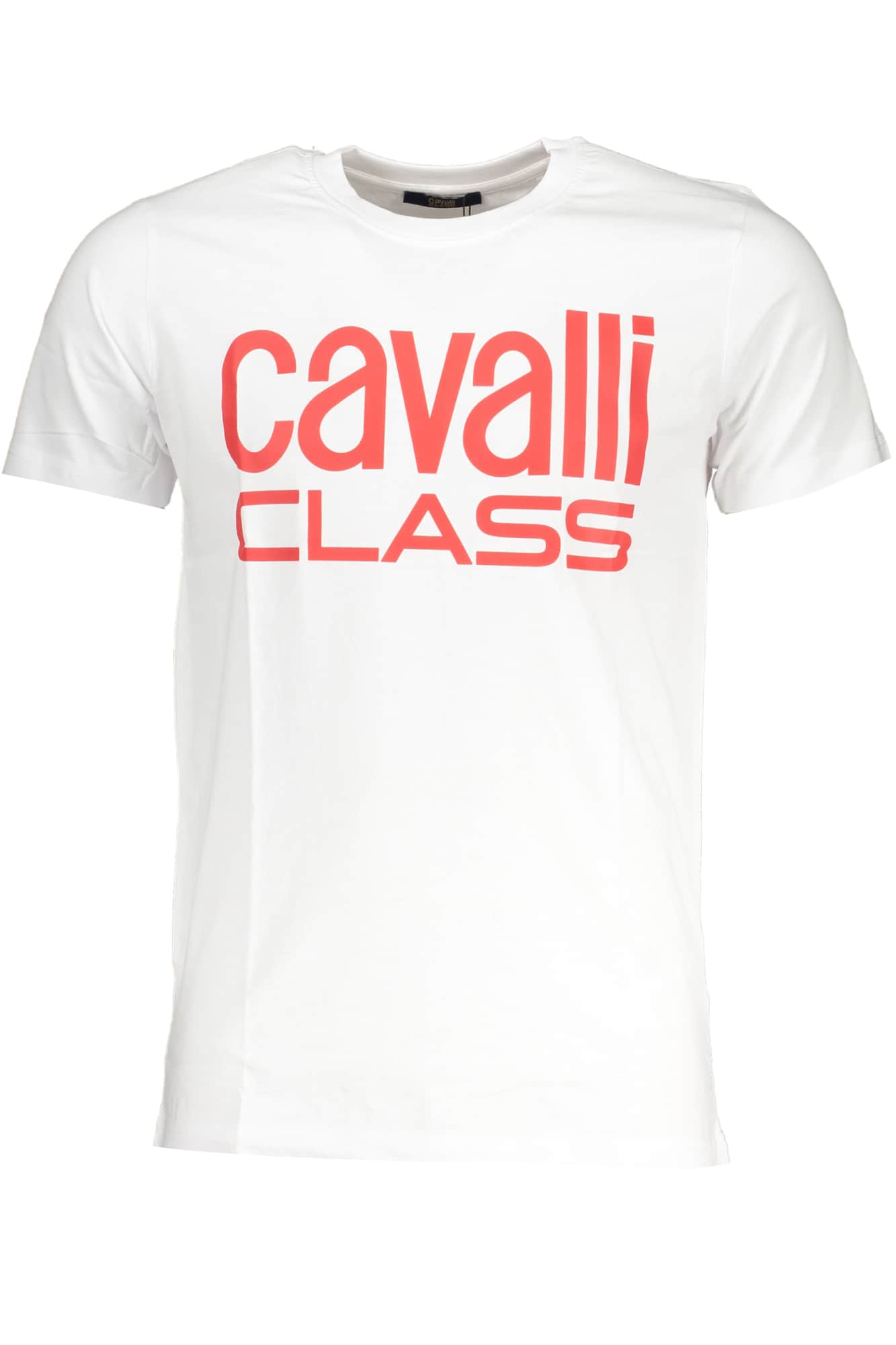 CAVALLI CLASS HERREN KURZARM T-SHIRT WEISS