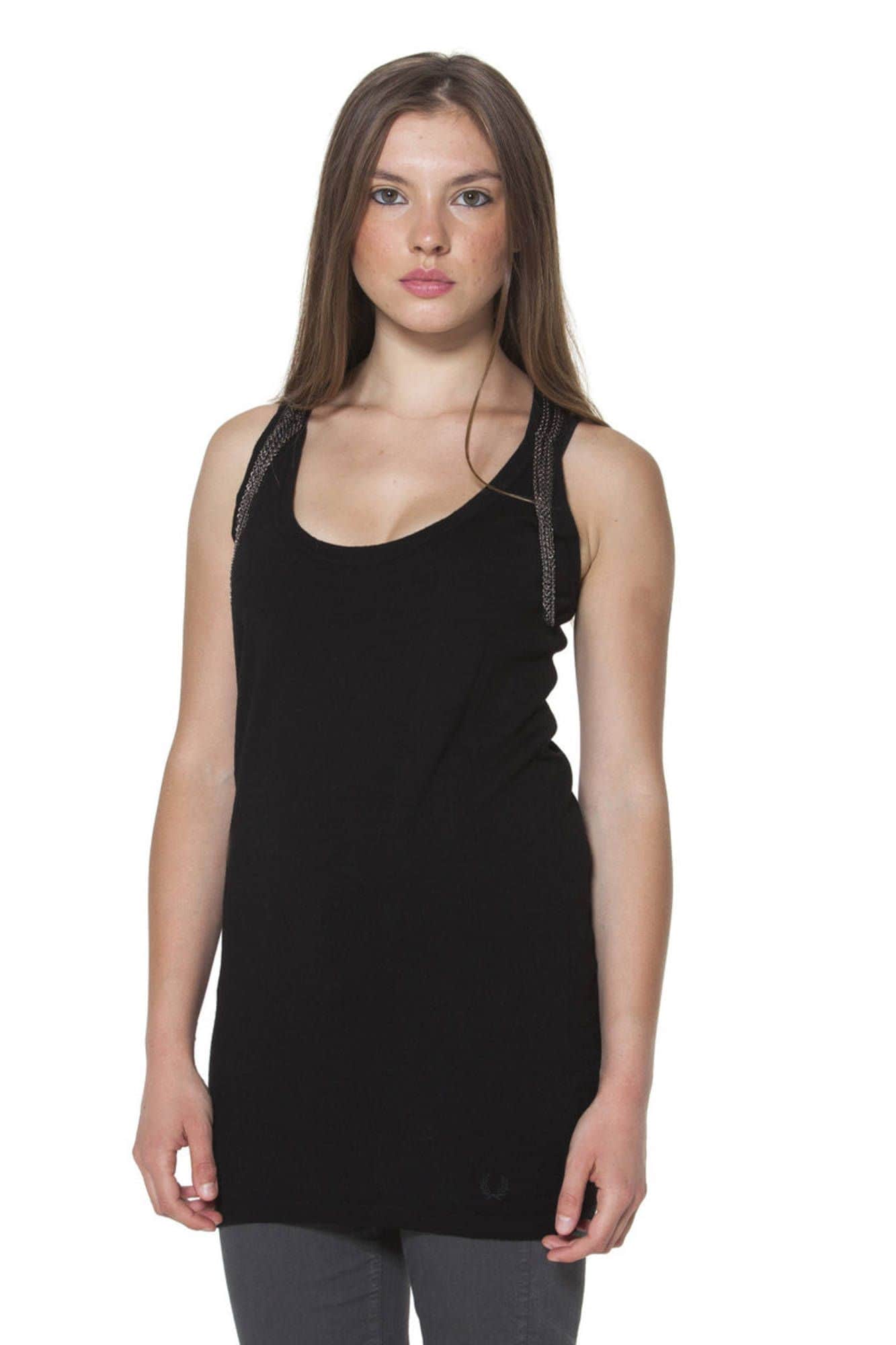 FRED PERRY DAMEN SCHWARZ TANK