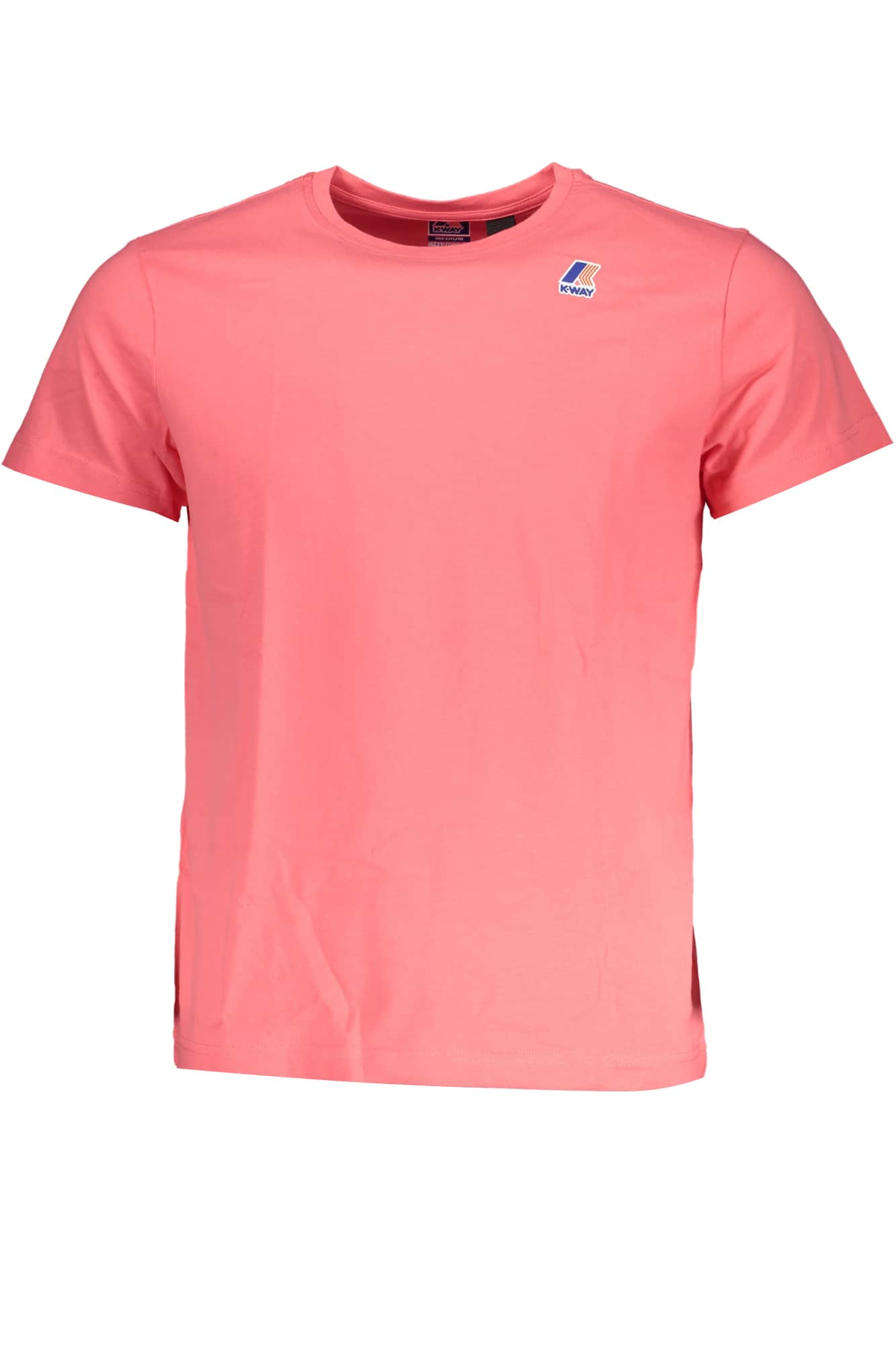 Herren K-Way kurzarm t-shirt rosa