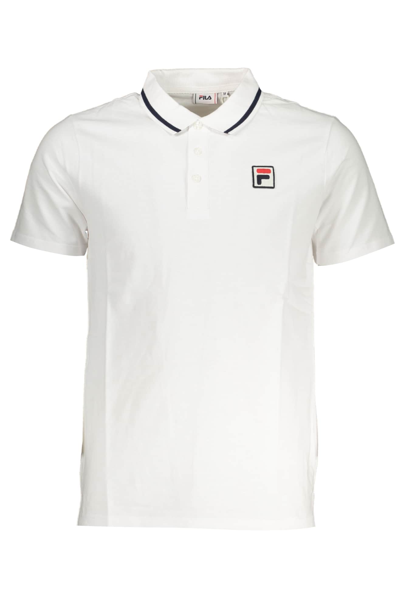 FILA HERREN WEISS KURZARM POLOSHIRT