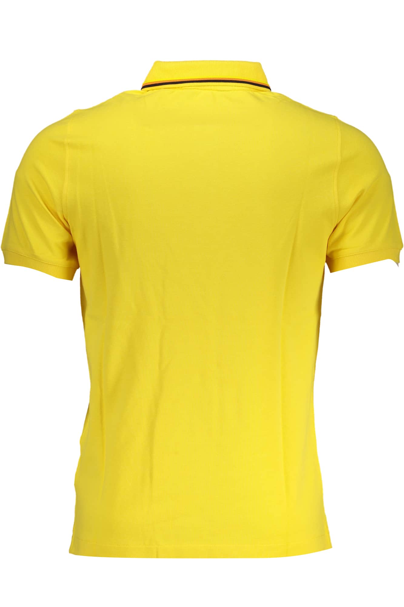 K-Way gelb herren kurzarm poloshirt