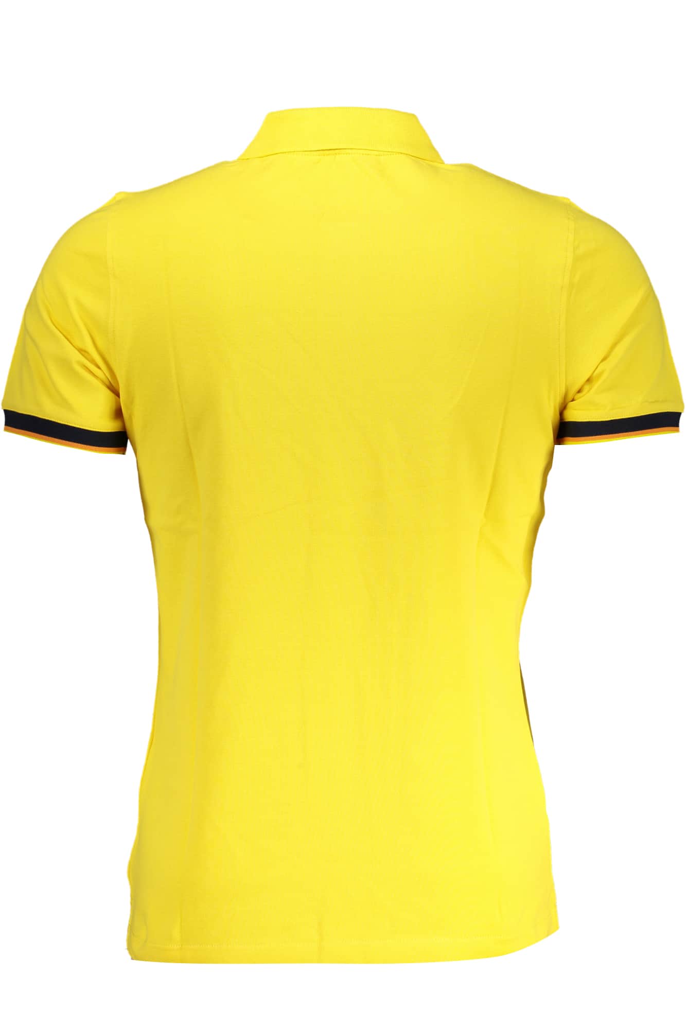 K-Way gelb herren kurzarm poloshirt