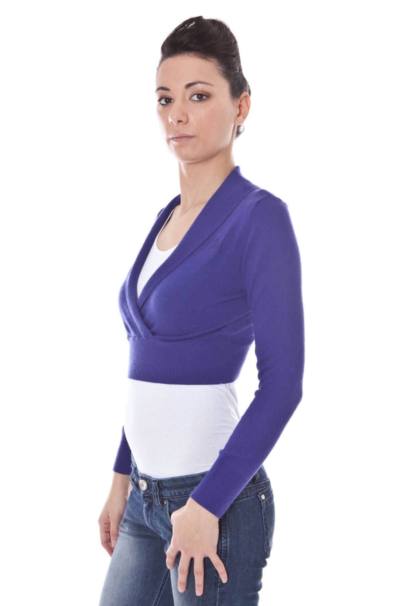 DATCH BOLERO LANGARM DAMEN ROT