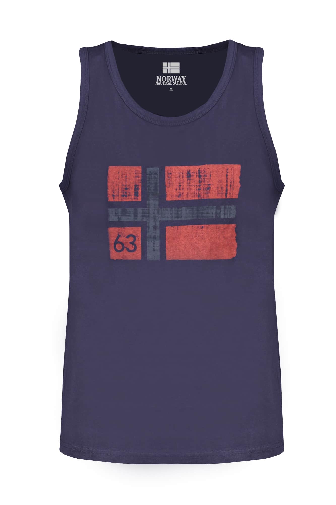 NORWAY 1963 HERREN BLAU TANKTOP